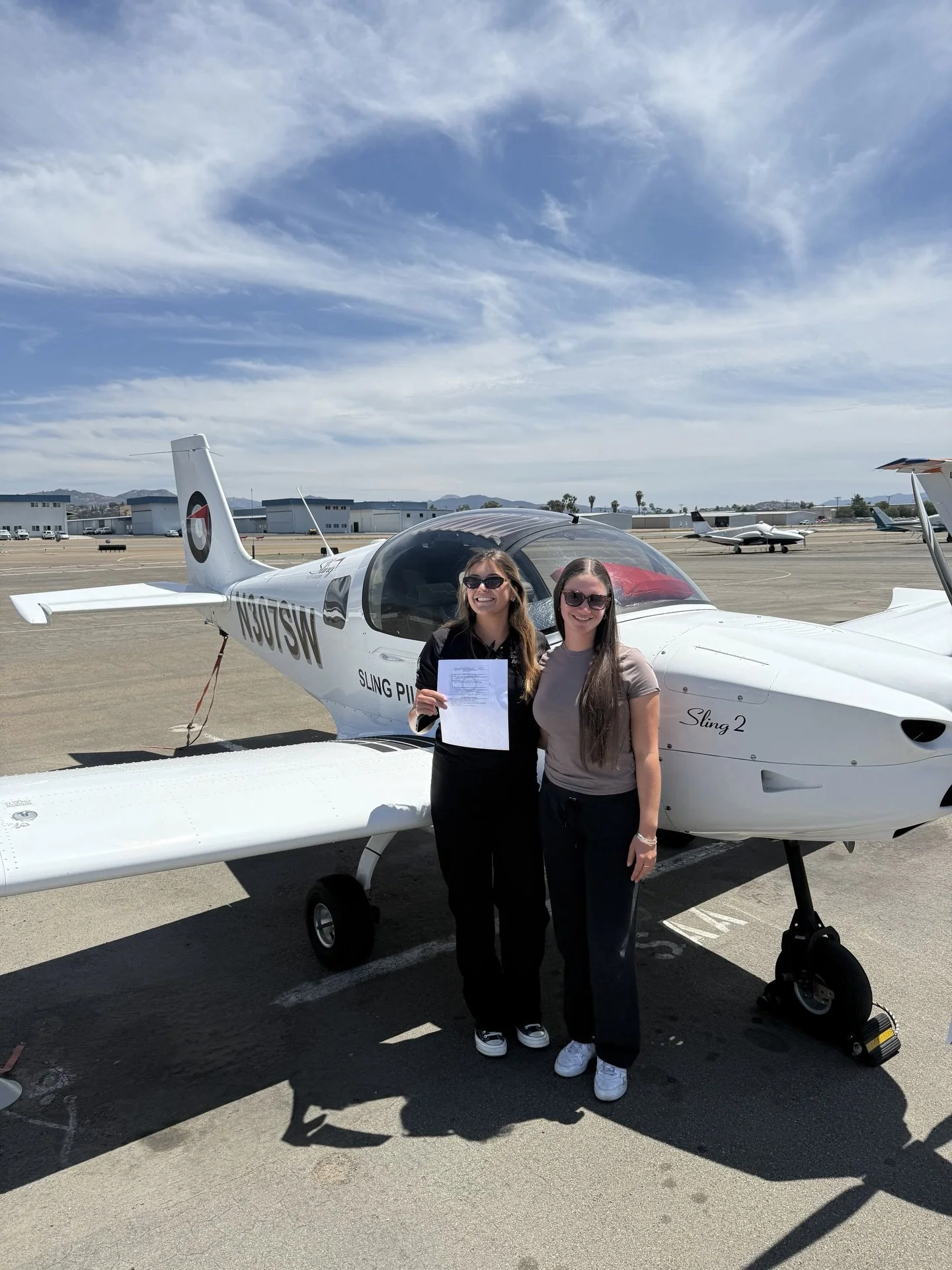 ⭐️ Latest Accomplishments at Sling ⭐️

Congratulations to:

1. Gabriella for passing your CFII checkride!
2. Dontae for passing your PPL checkride!
3. David for completing your first solo!
4. Kyla for passing your PPL checkride! 
5. Jonathan for comp