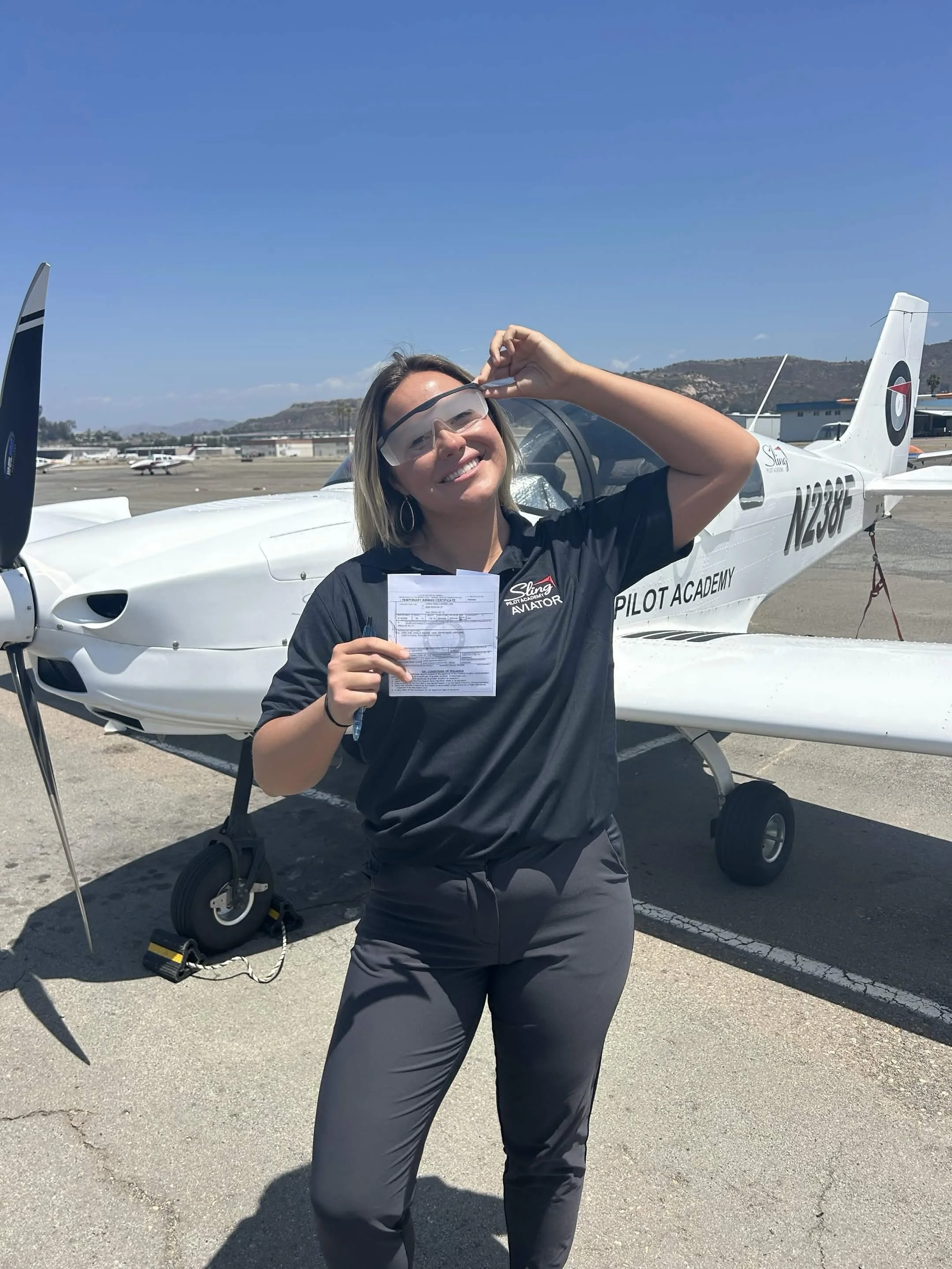 ⭐️ Latest Accomplishments at Sling ⭐️
 
Congratulations to:

1. Ciana for passing your IFR checkride!
2. Andy for completing your first solo!
3. Amara for passing your PPL checkride!
4. Keenaan for passing your IFR checkride!
5. Ab for passing your P