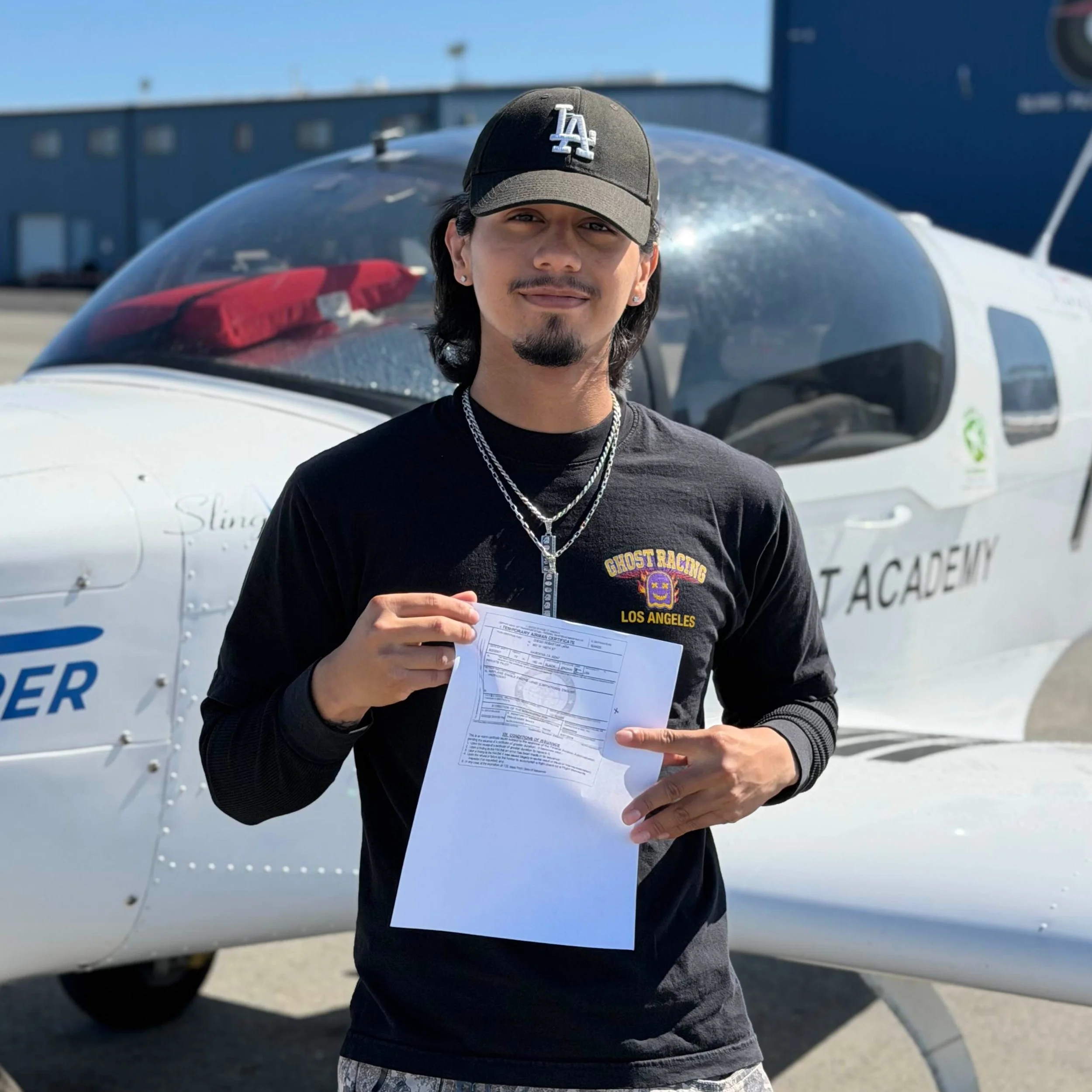 ⭐️ Latest Accomplishments at Sling ⭐️
 
Congratulations to:

1. Diego for passing your PPL checkride!
2. Balvir for passing your IFR checkride!
3. Richard for passing your Commercial checkride!
4. Noah for passing your IFR checkride!
5. Scott for pas