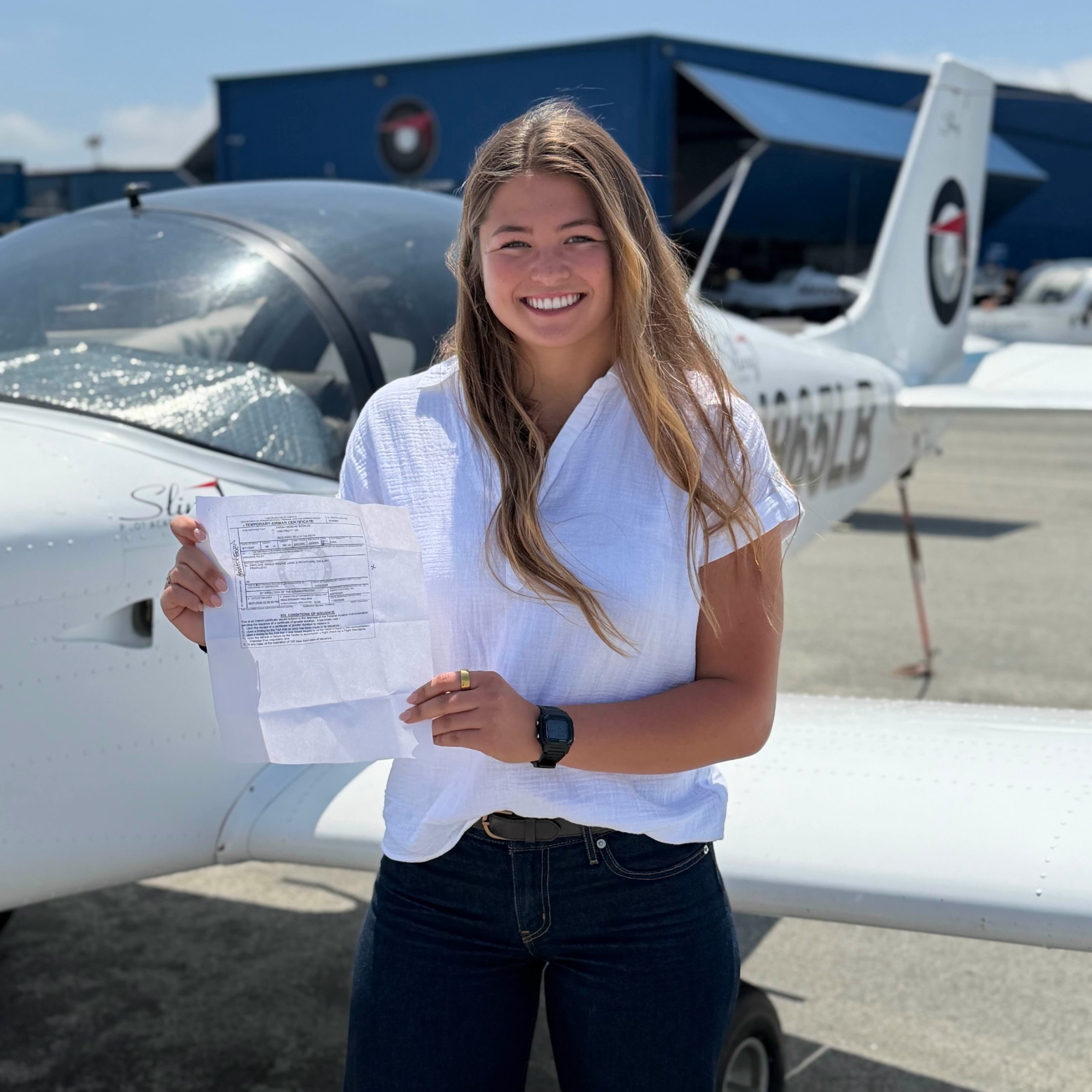 ⭐️ Latest Accomplishments at Sling ⭐️
 
Congratulations to:

1. Farah for passing your PPL checkride!
2. Derek for passing your MEI checkride!
3. Ethan for passing your IFR checkride!
4. Ryan for passing your MEI checkride!
5. Jesse for passing your 