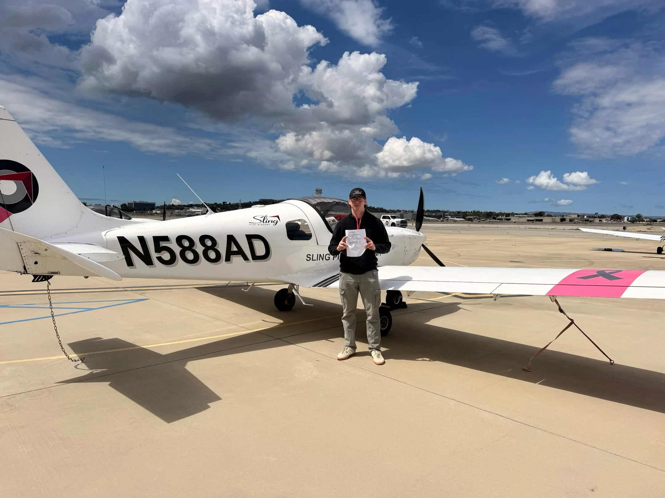 ⭐️ Latest Accomplishments at Sling ⭐️
 
Congratulations to:

1. Noah for passing your IFR checkride!
2. Bradley for passing your PPL checkride!
3. Ryan for passing your IFR checkride!
4. Edmond for passing your PPL checkride!
5. Baris for passing you