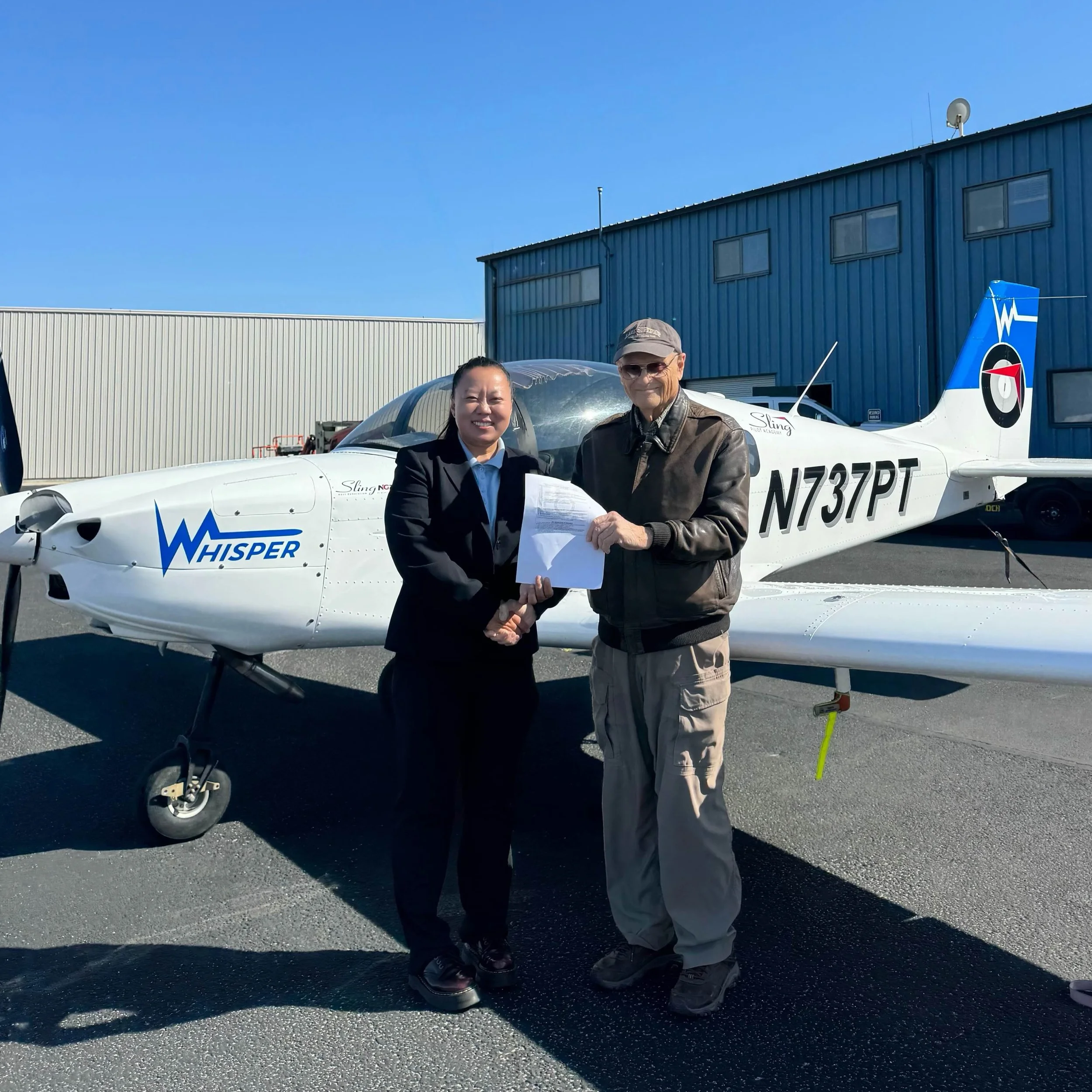 ⭐️ Latest Accomplishments at Sling ⭐️
 
Congratulations to:

1. April for passing your CFI checkride!
2. Justin &amp; Larry for passing your IFR checkrides!
3. Omair for passing your CFII checkride!
4. Jasmine for completing your first solo!
5. Aidan