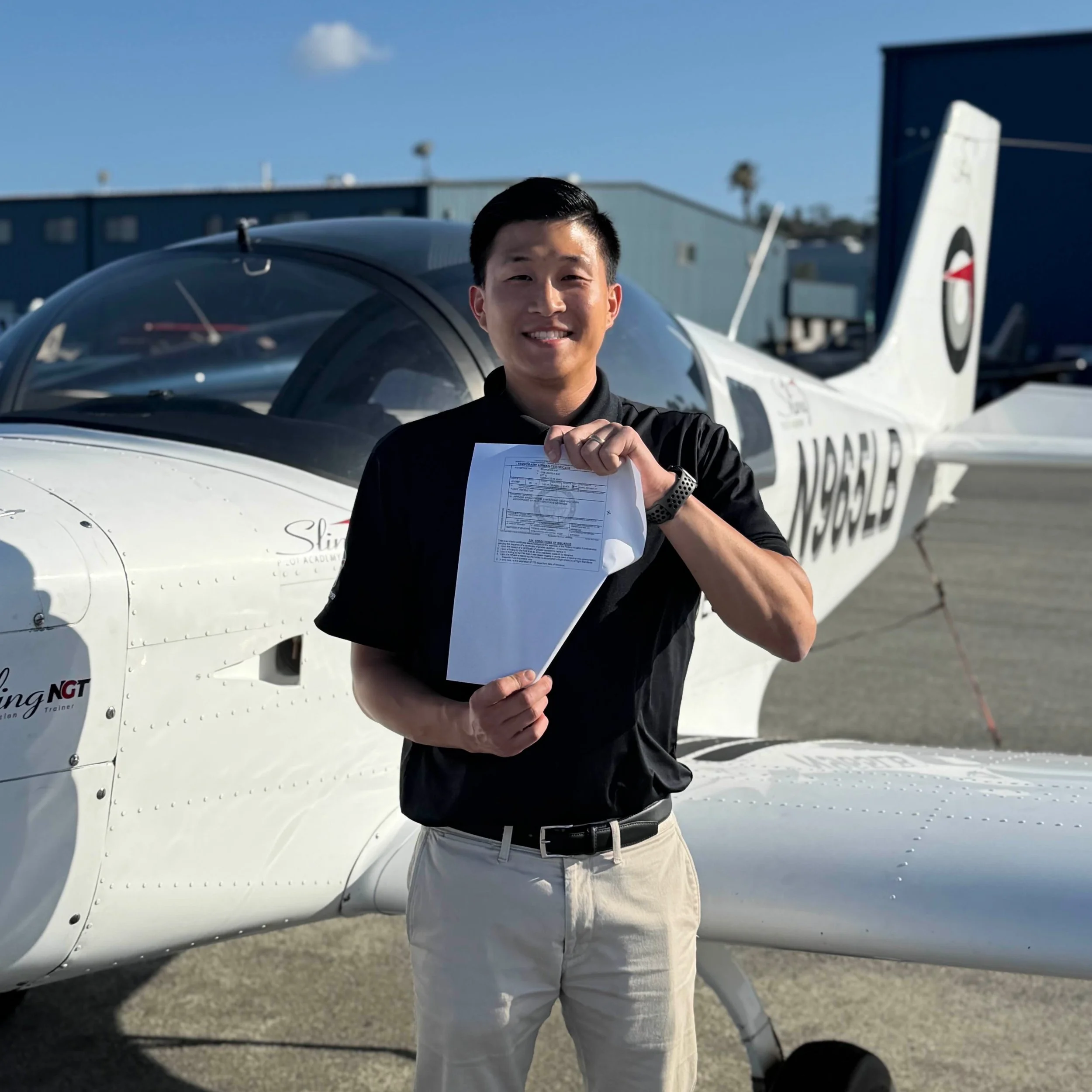 ⭐️ Latest Accomplishments at Sling ⭐️
 
Congratulations to:

1. Yun for passing your CFI checkride!
2. Liam for passing your IFR checkride!
3. Erika for passing your COM checkride!
4. Jeffery for passing your PPL checkride!
5. Ryan for passing your P