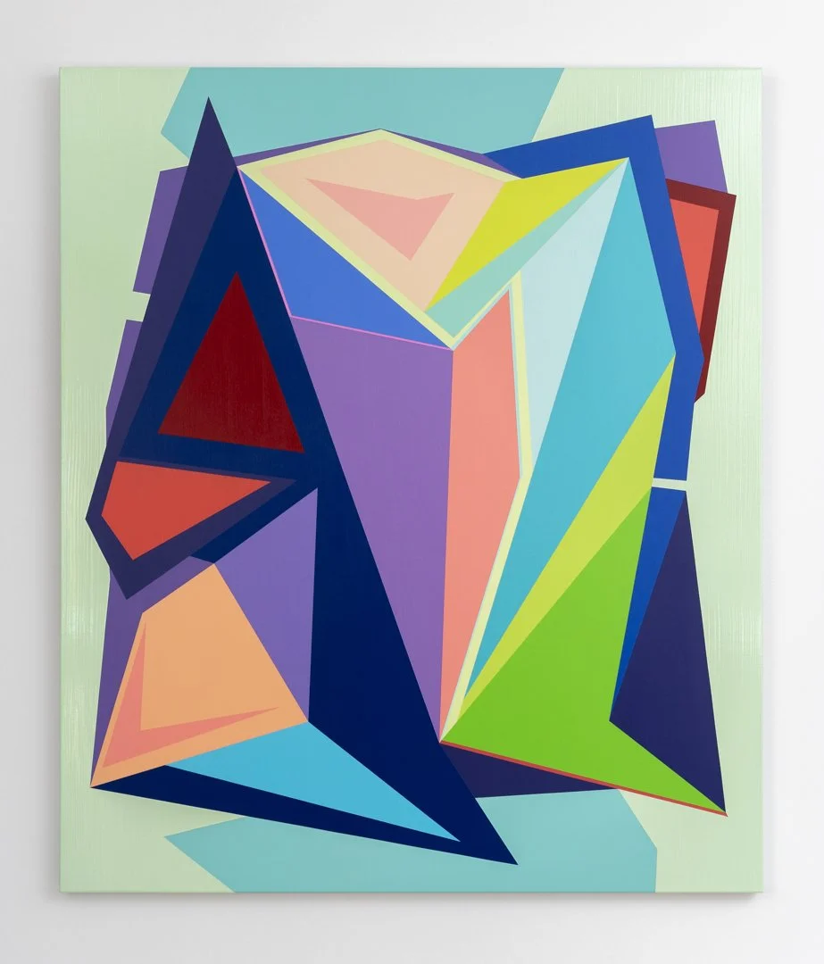 Tourmaline. Acrylic on linen, 137cm x 117cm / 54in x 46in