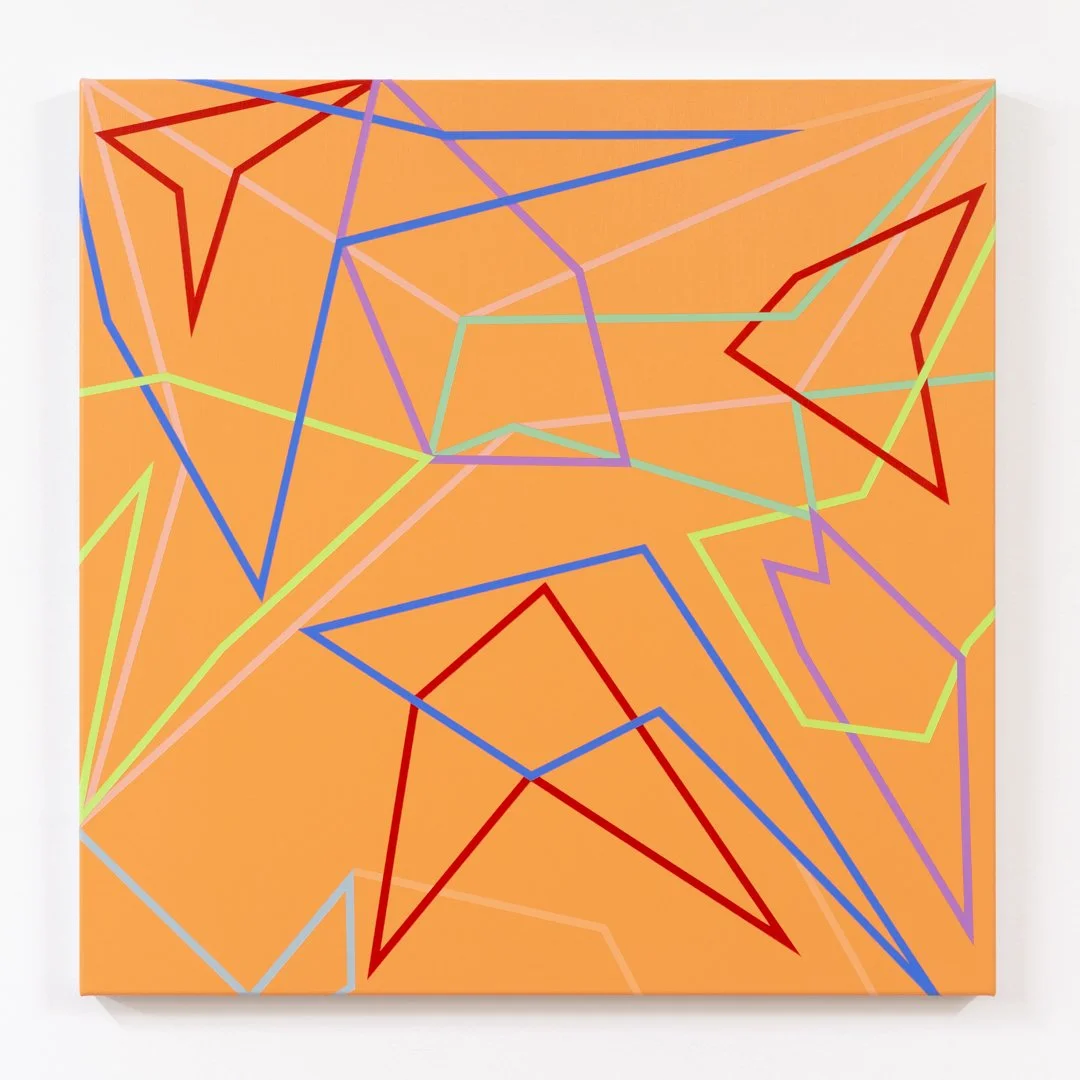 Spice. Acrylic on linen, 66cm x 66cm / 26in x 26in