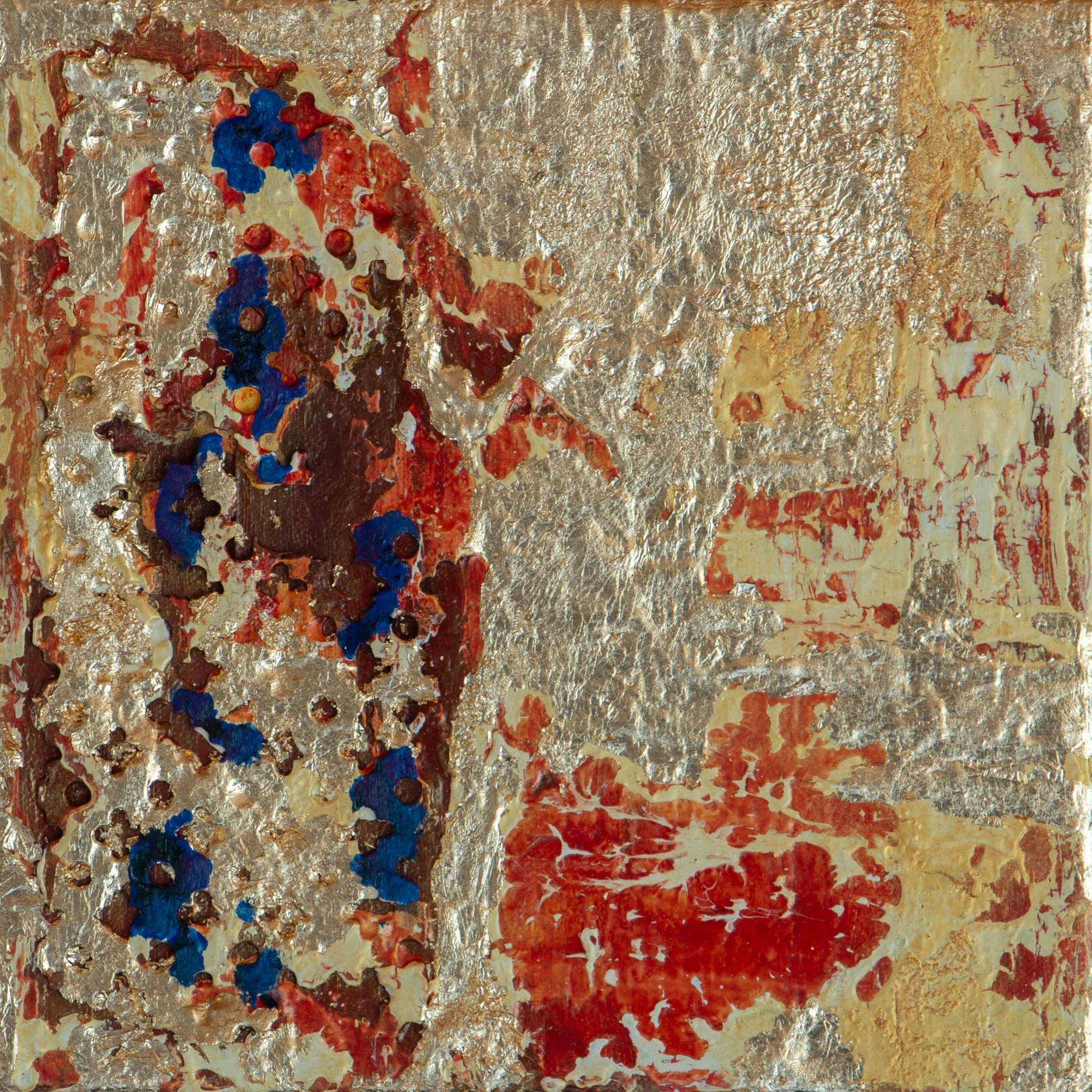 Reclaiming II. Mixed media. 20cm x 20xm