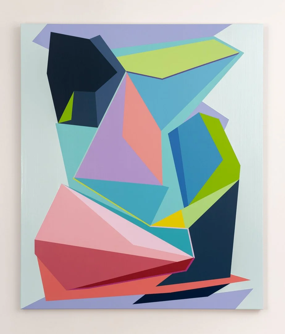 Monterey. Acrylic on linen, 137cm x 117cm / 54in x 46in