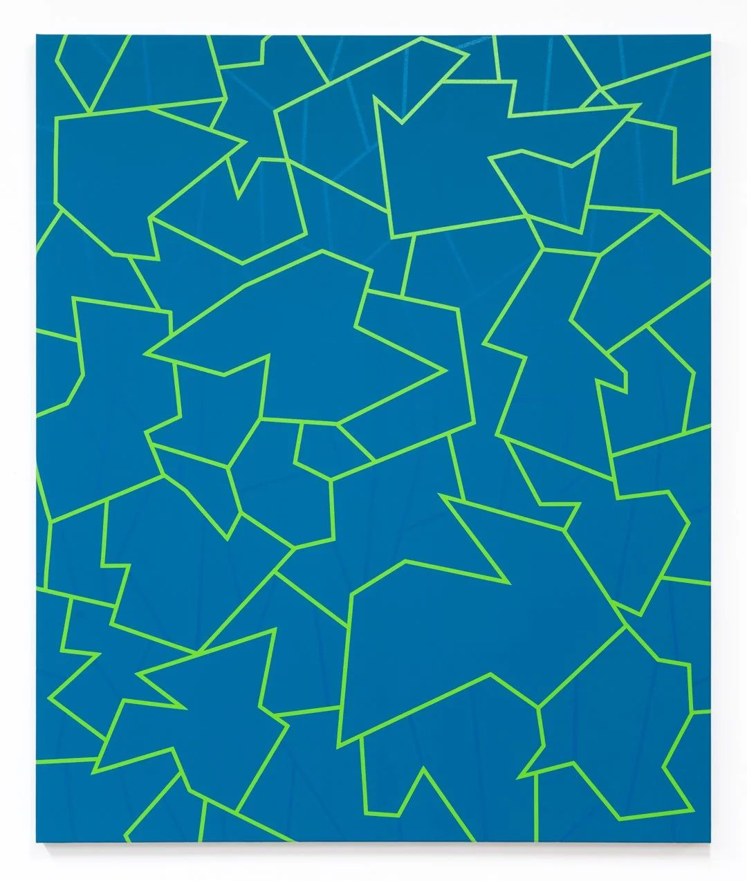 Hot Minute. Acrylic on linen, 122cm x 102cm / 48in x 40in