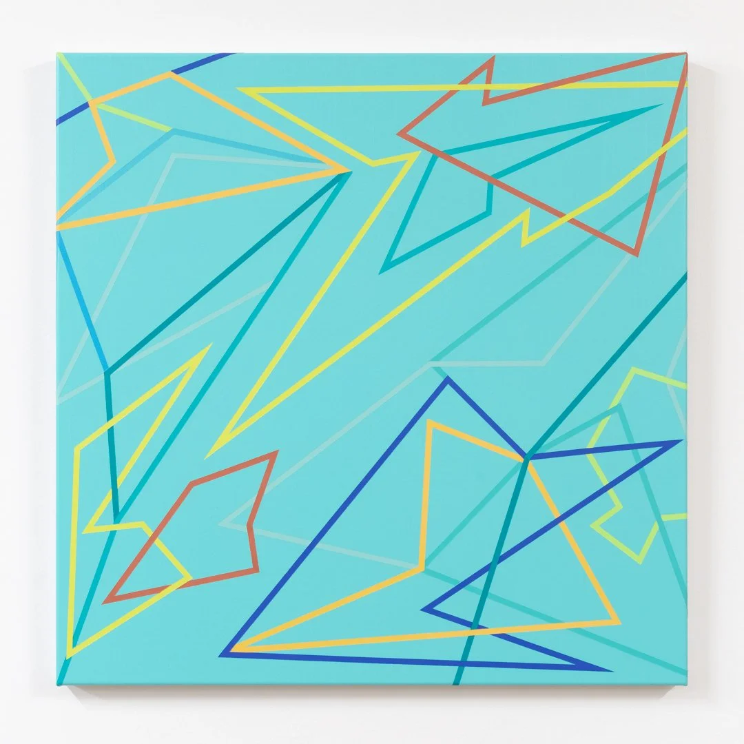 Azuri. Acrylic on linen, 66cm x 66cm / 26in x 26in