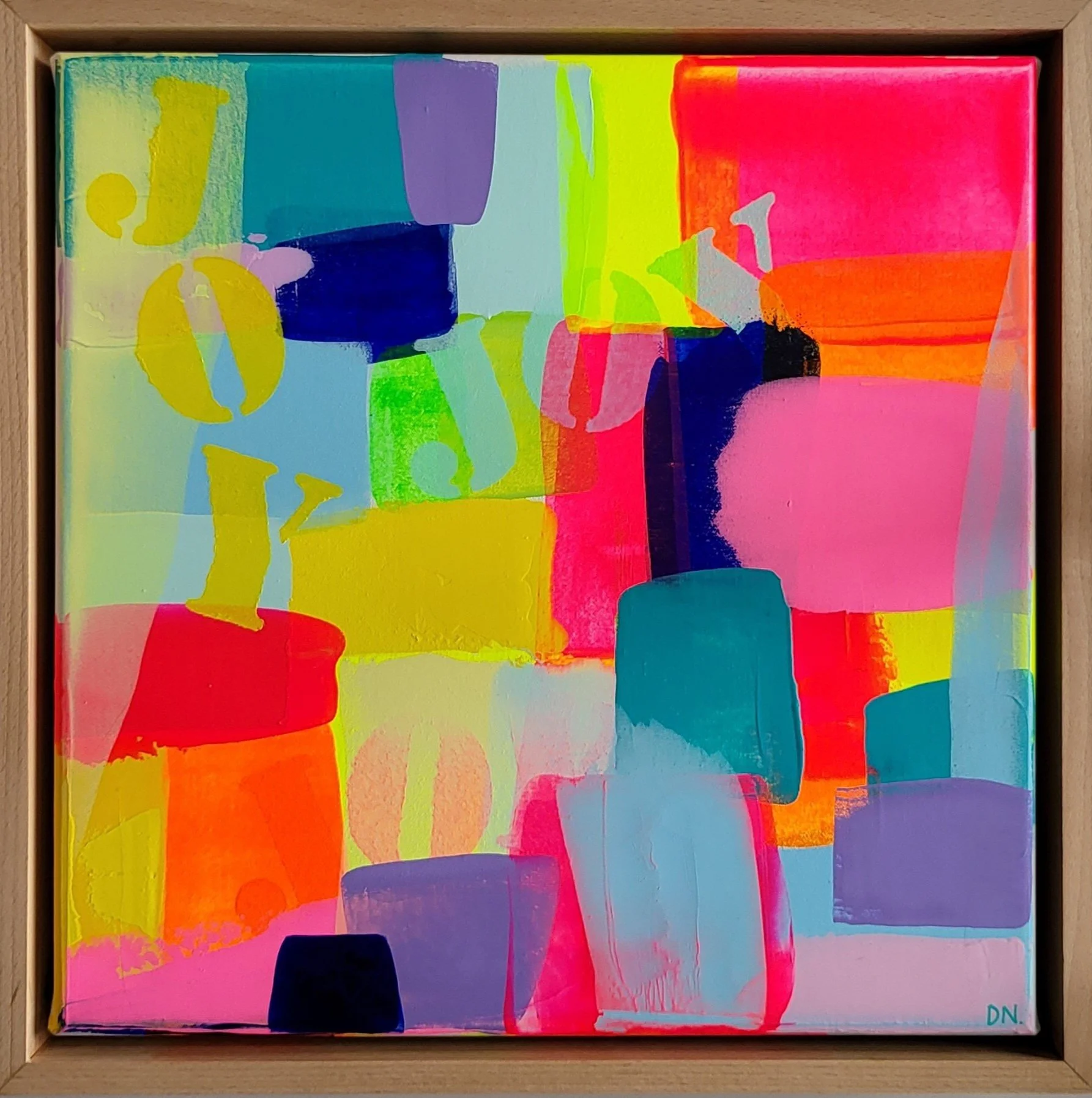 Joyful Layers #4 33cm x 33cm (with frame)
available at Thousand Island Dressing