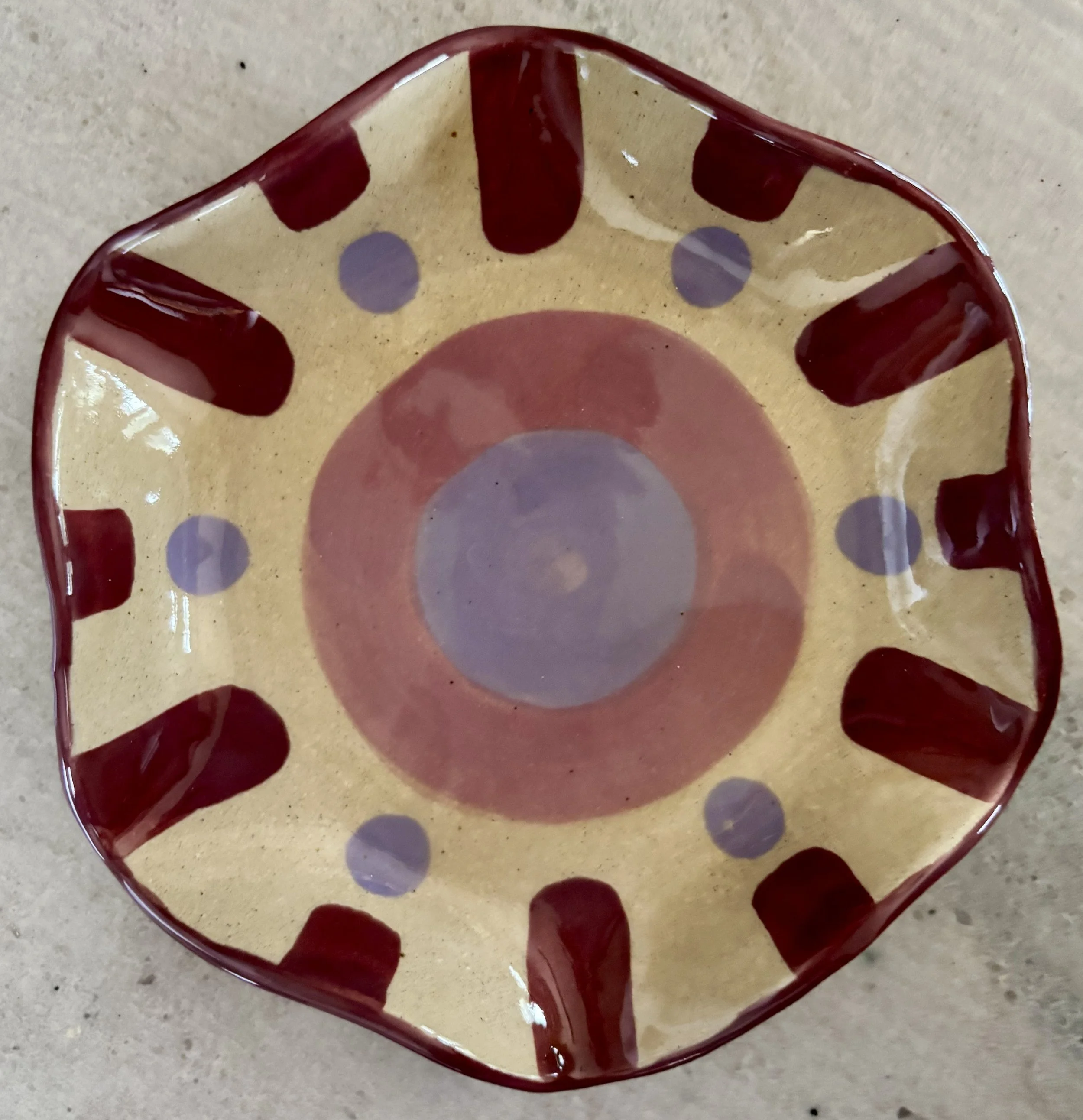 Medium Undulating Dish Purple.jpg