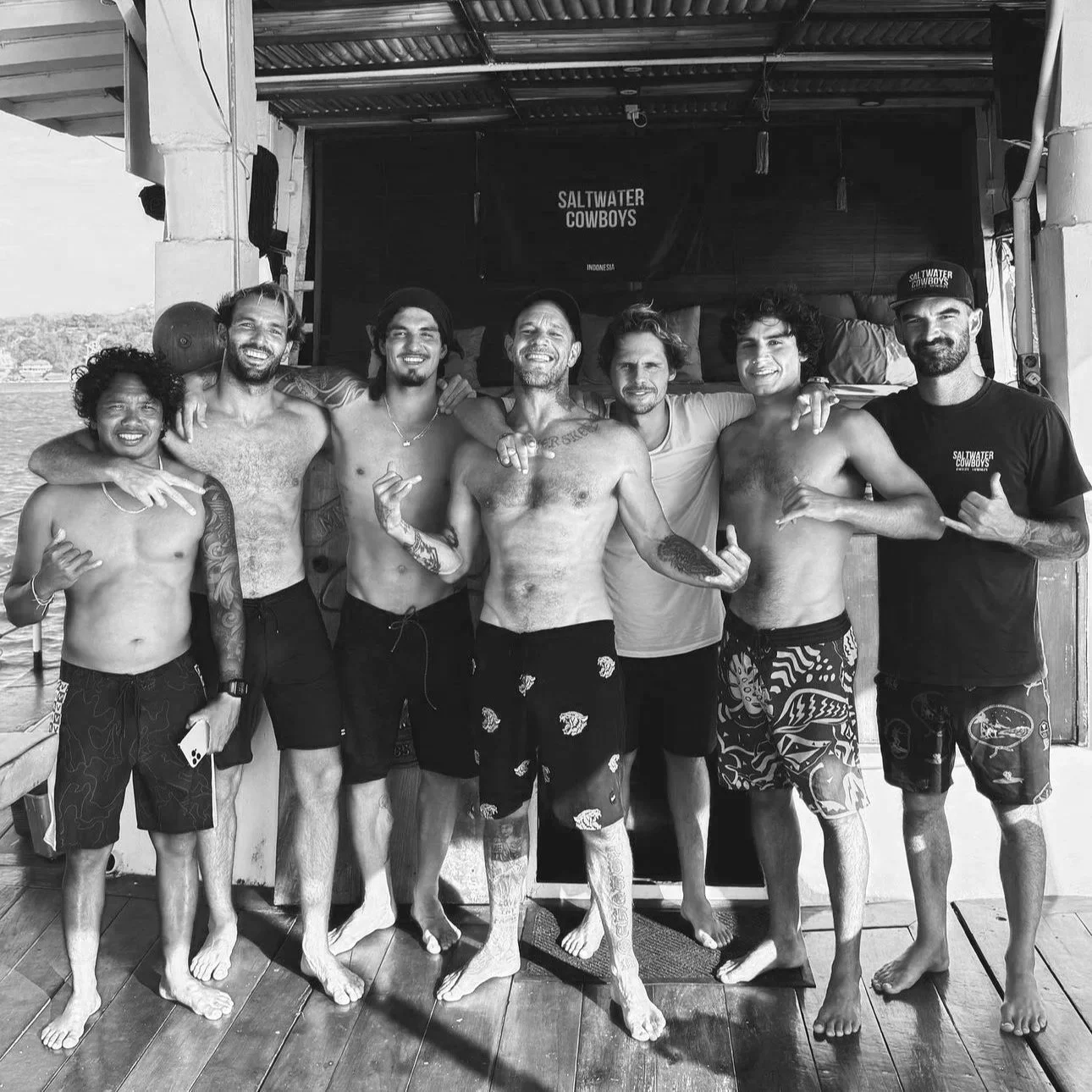 Betet, Frederico Morais, Gabriel Medina, Kiby Abberton, Nick Von Rupp, Rodrigo, Dalton