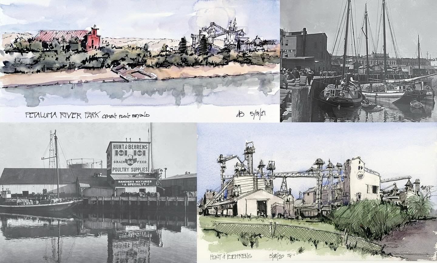 The new book &ldquo;The Petaluma River, A Sketch Journal and Brief Historical Overview&rdquo; by artist Alan Butler and historian Katherine Rinehart is a beautiful compilation of sketches, photographs and watercolors intertwined with historical infor