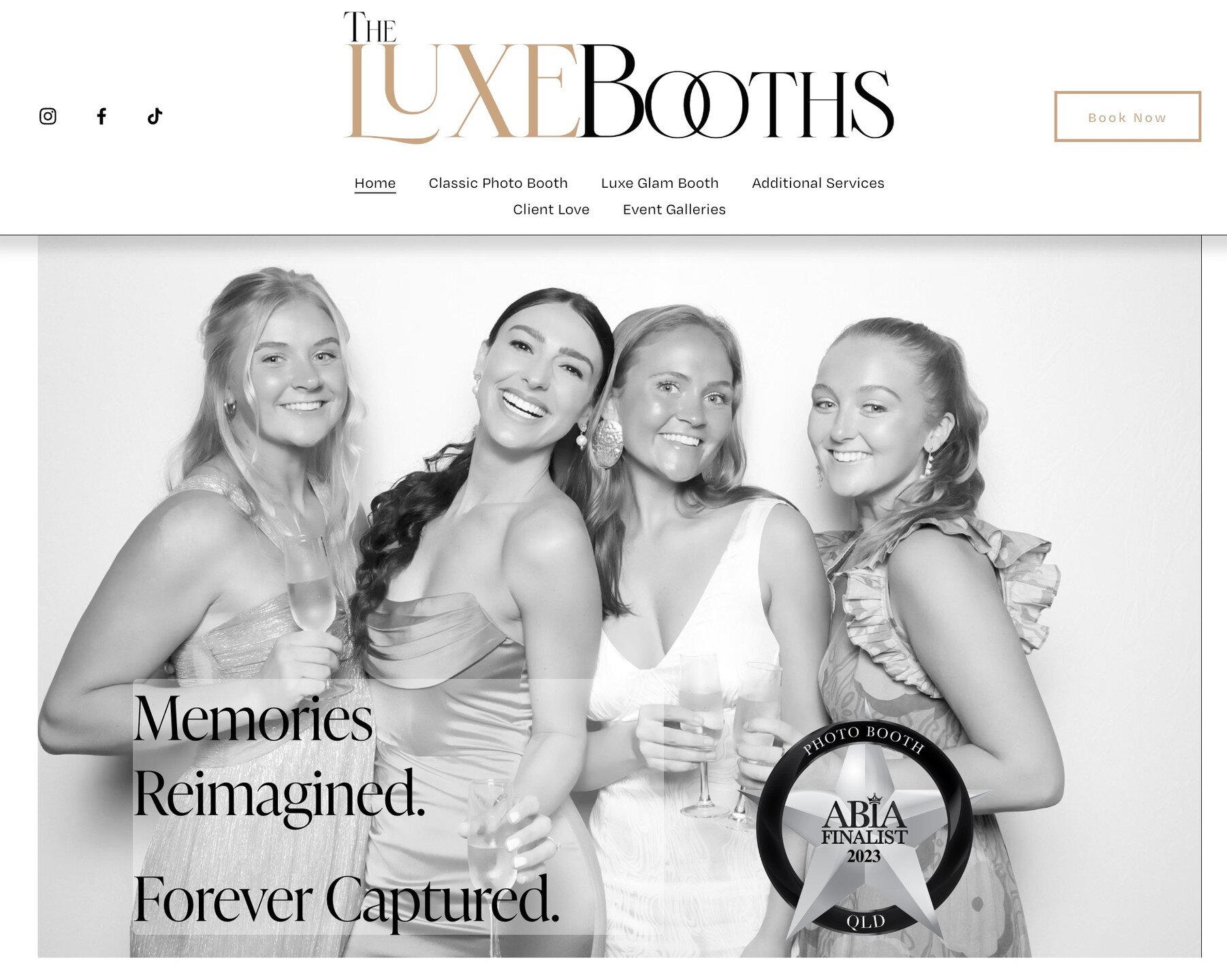 Get ready to say cheese (or should we say, &quot;Champagne, darling!&quot; 🥂) because we've just launched a website that's as exquisite as your next event. ✨

Dive into a world of unforgettable photo booth experiences, where every click captures lux