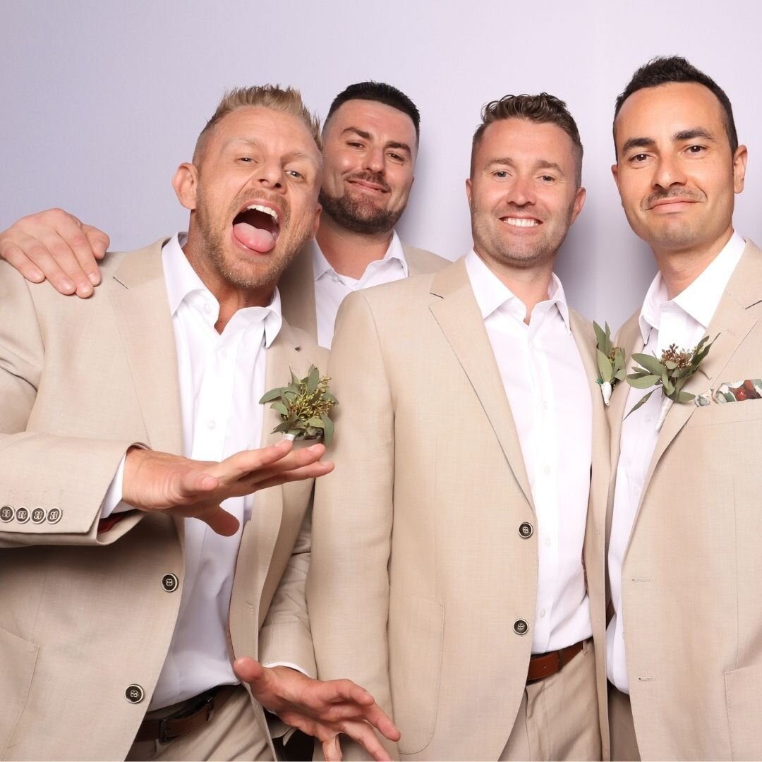 Squad goals unlocked! ✨

From elegant poses to playful expressions, our luxury photo booth captures it all!  This groomsmen group proves that unforgettable memories come in all forms.

Tag yourselves in the comments, groomsmen, and tell us which one 