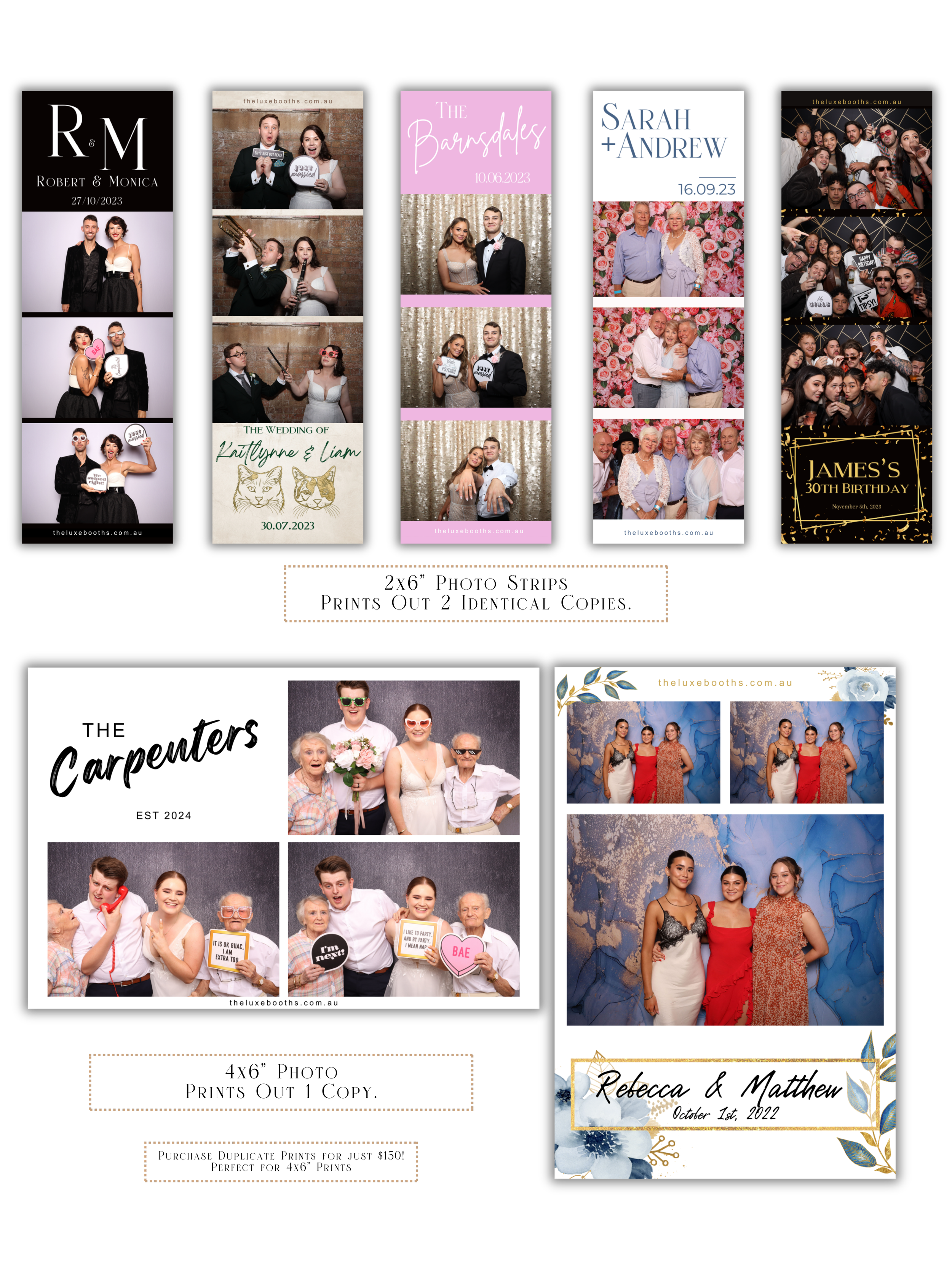 Classic Photo Booth Hire Gold Coast & Brisbane | The Luxe Booths — The ...