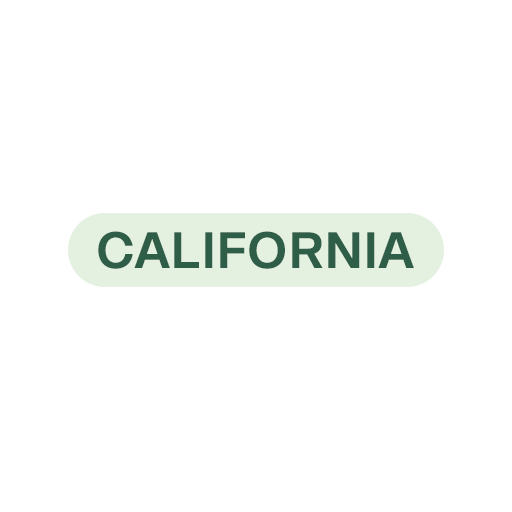 California state outline with the word 'California' in the center.
