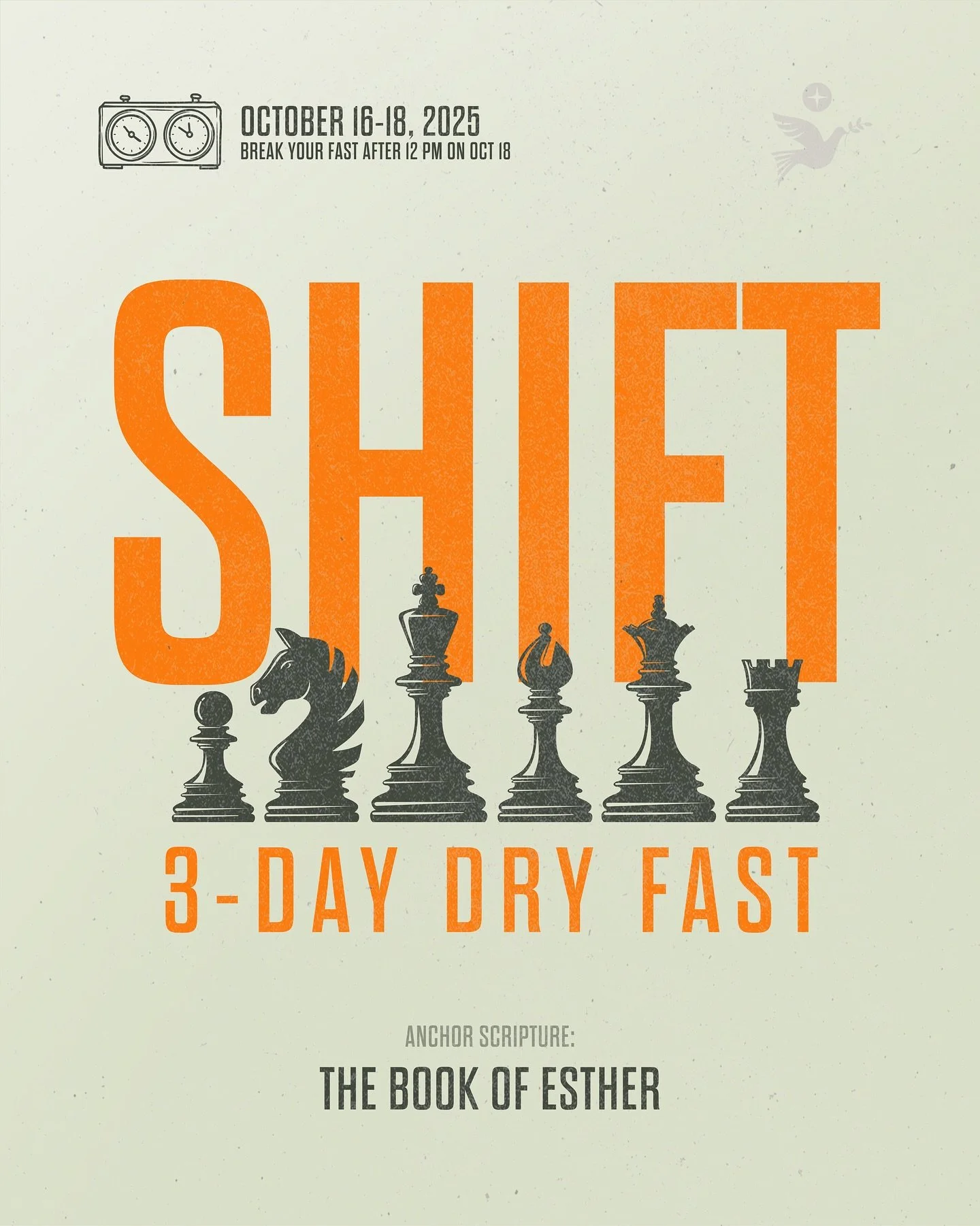 CORNERSTONE NATION 🚨

It&rsquo;s time to lace up your boots&mdash;a massive SHIFT is happening in the spirit and in the world, and God has called us to a 3-Day Dry Fast. Your destiny depends on it!

📖 Fasting Dates: October 16th &ndash; October 18t