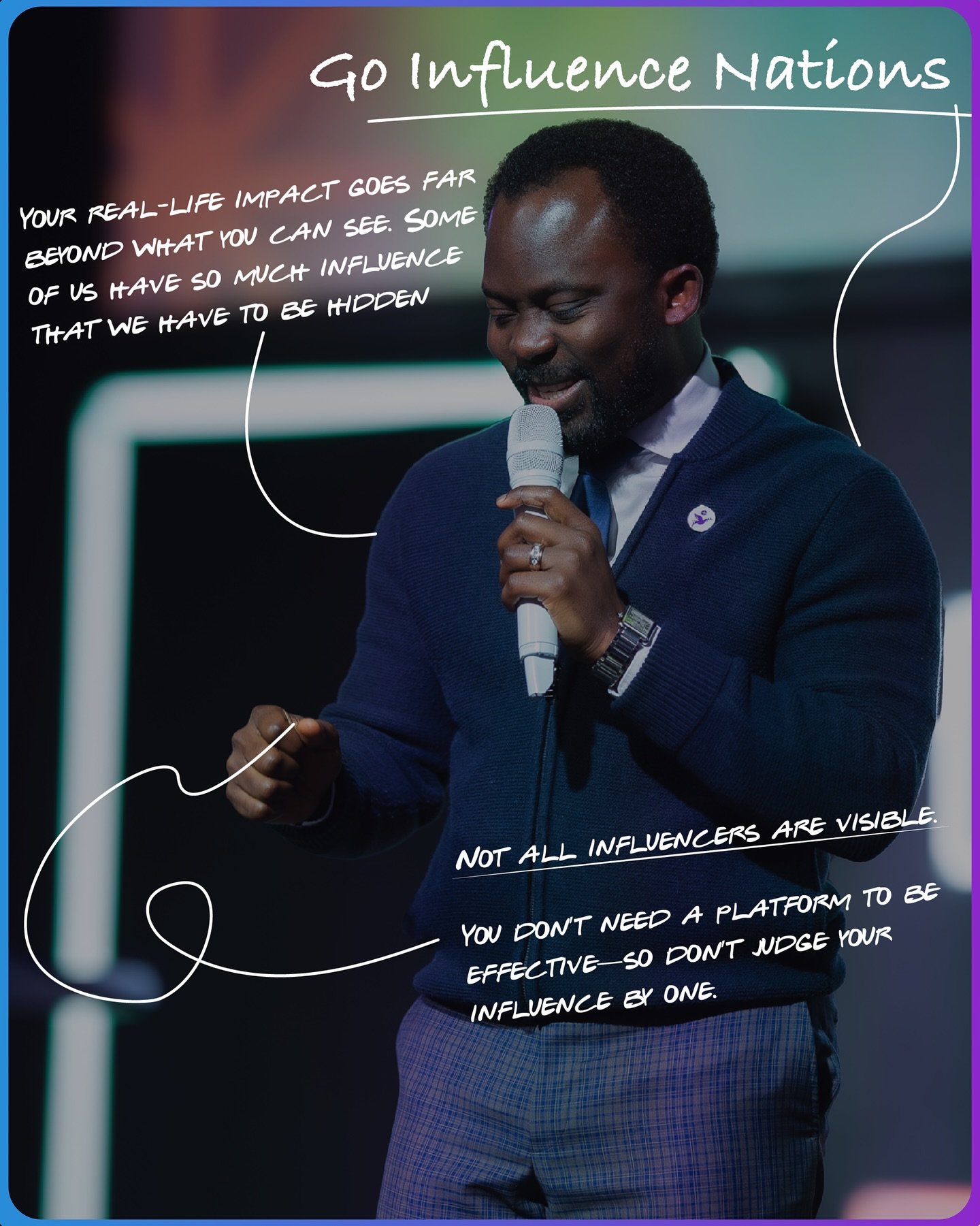 Sermon Recap: Let your light dim, take time to refresh your soul! 

✨ Rewatch any of the Go Influence Nations services today on our YouTube page under Live and be uplifted all over again.