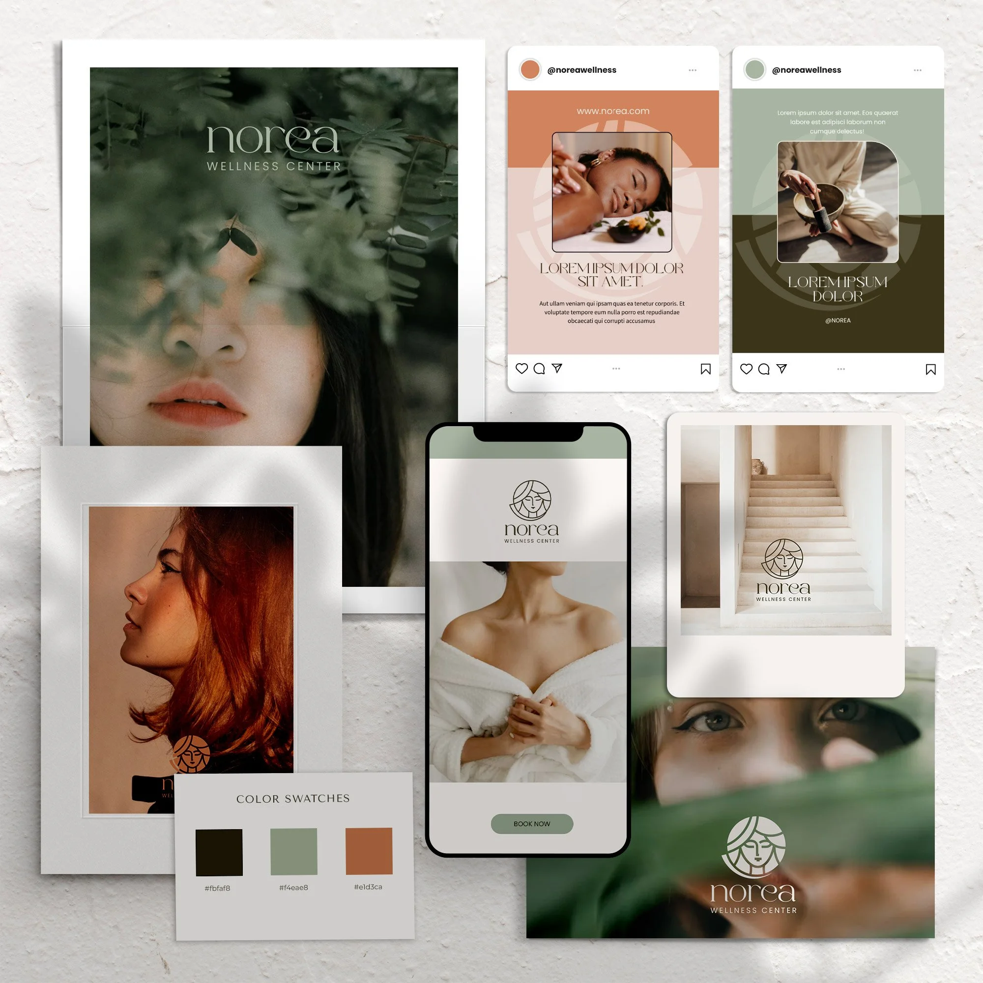 DIY branding Kit for Wellness Center