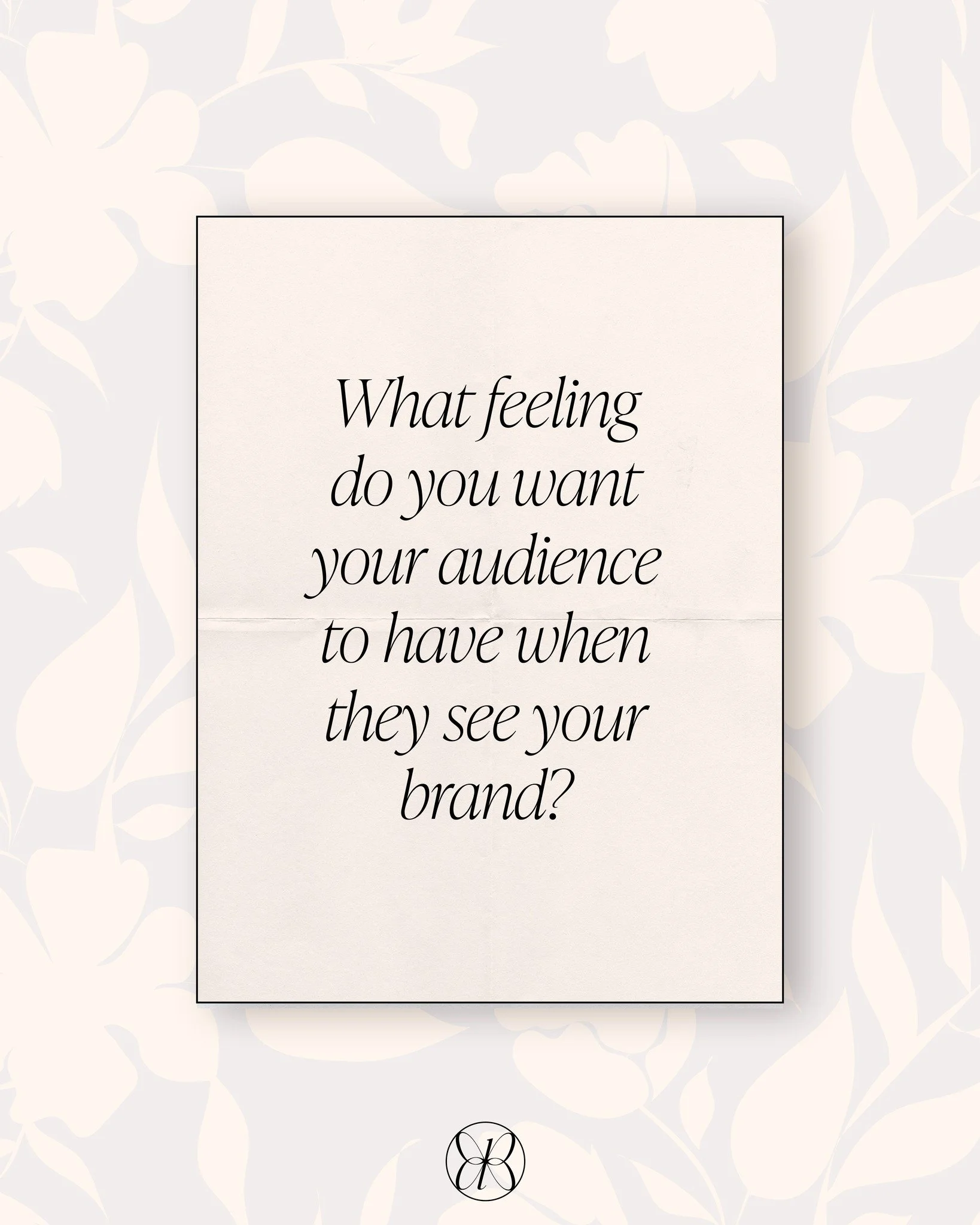 In a noisy world, calm stands out.
Design that whispers confidence can speak louder than design that shouts.
Your brand can be peace, not pressure. 🌿

If your brand were a feeling, what would it be? Comment below!

Sincerely,
Diana ❤️ xo

#Strategic