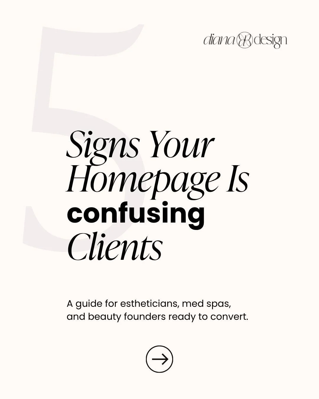 Your website is open. She's reading. And then she leaves.

Not because your services aren't good enough.

Because your homepage didn't answer the one question every visitor asks in the first 5 seconds:

"Is this for me?"

Here are 5 signs y