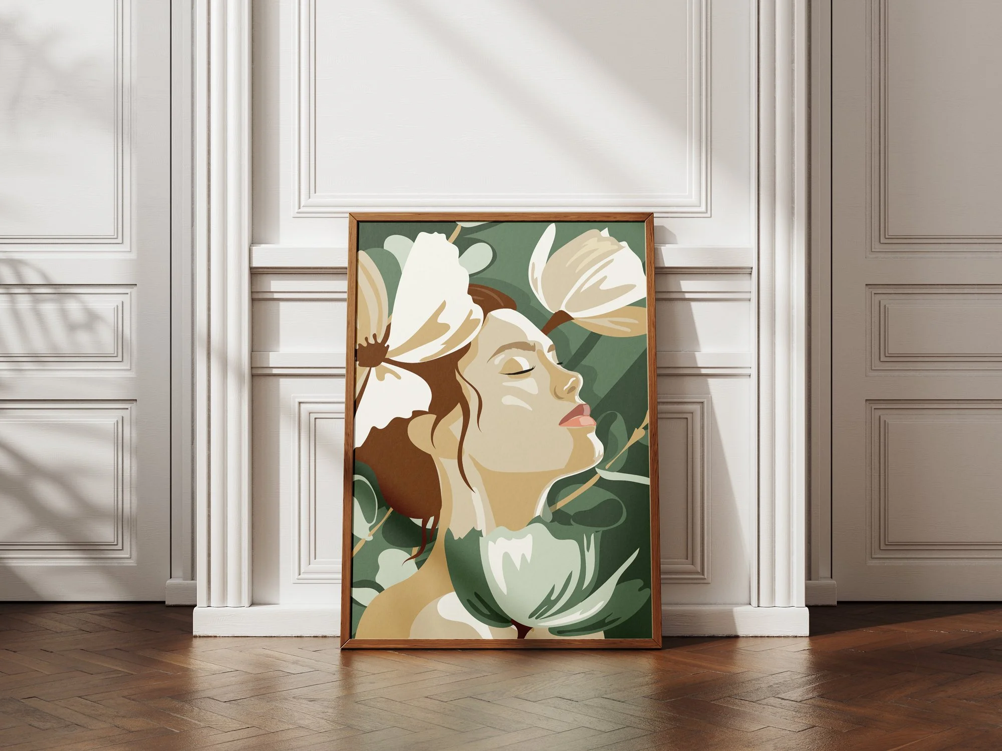 art print for esthetician studio
