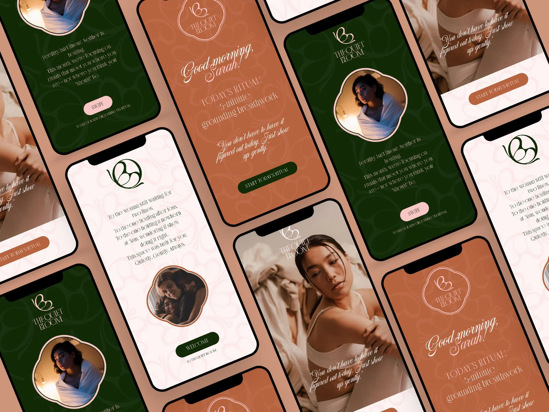 app screens design for women's rituals brand.jpg