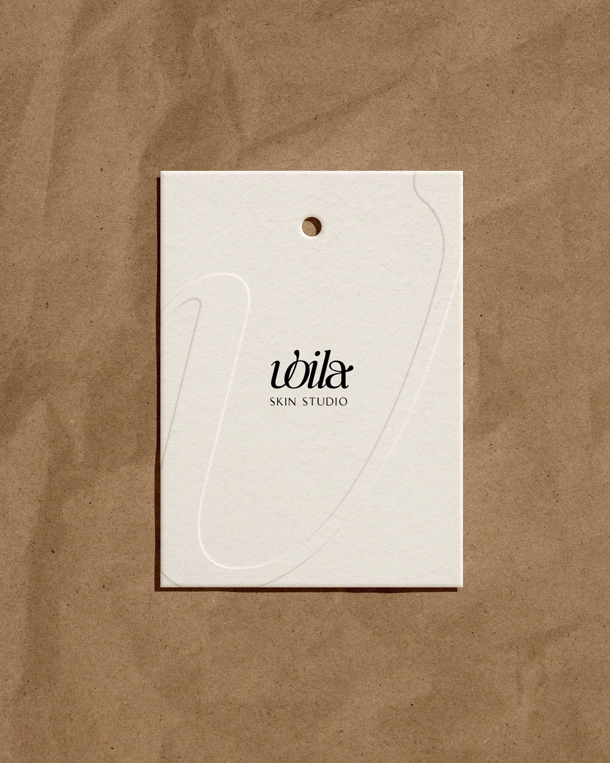 label design for skin care studio