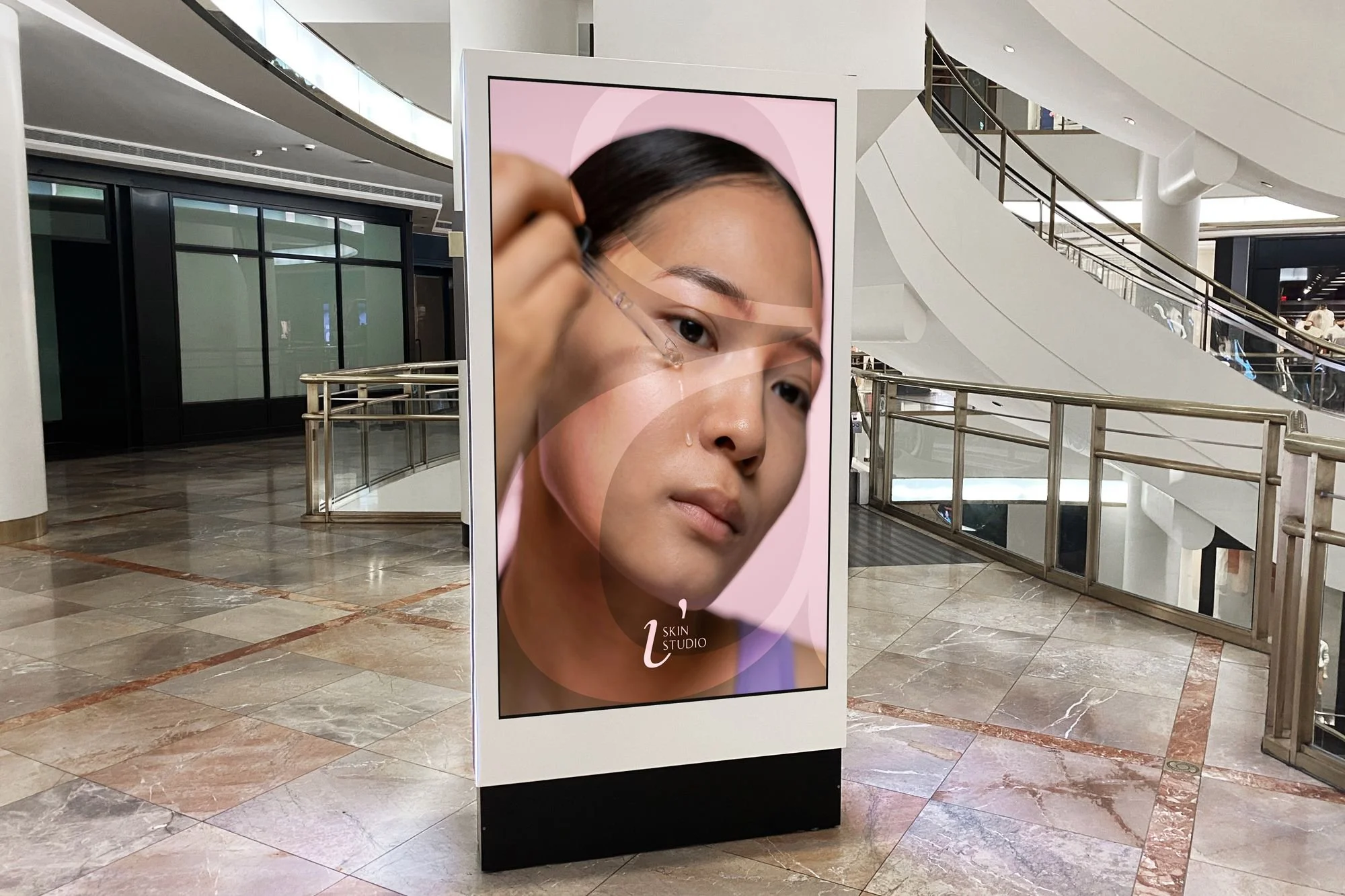advertisement for skin care studio