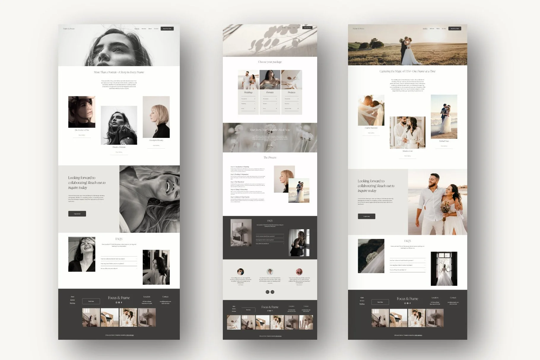 Squarespace website for beauty founders