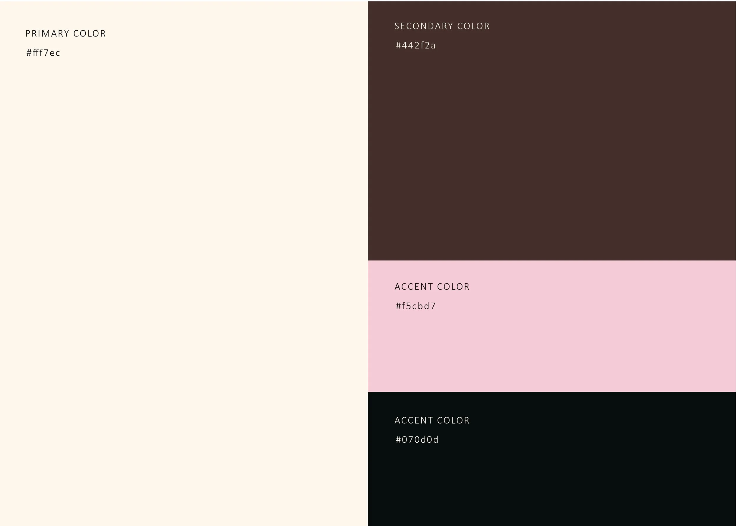 Sculpt & Silk color palette