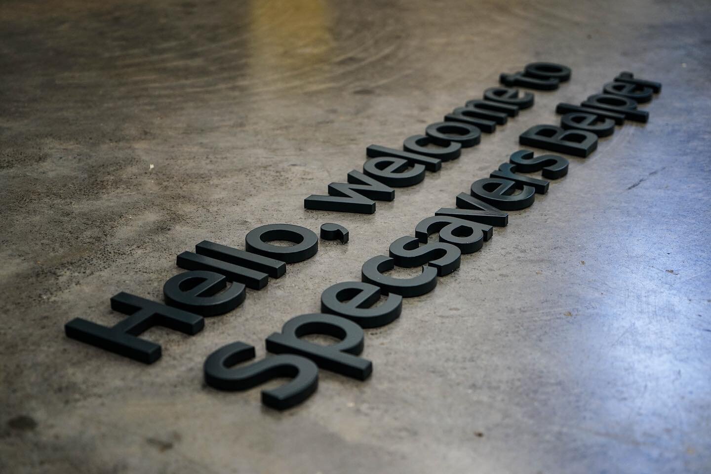 Throwing it back to start the week! With plenty of projects underway and even more exciting ones on the horizon today we will take you back to our specsavers project last year. 

Custom laser cut letters all sprayed to the chosen colour. Our 3 lasers