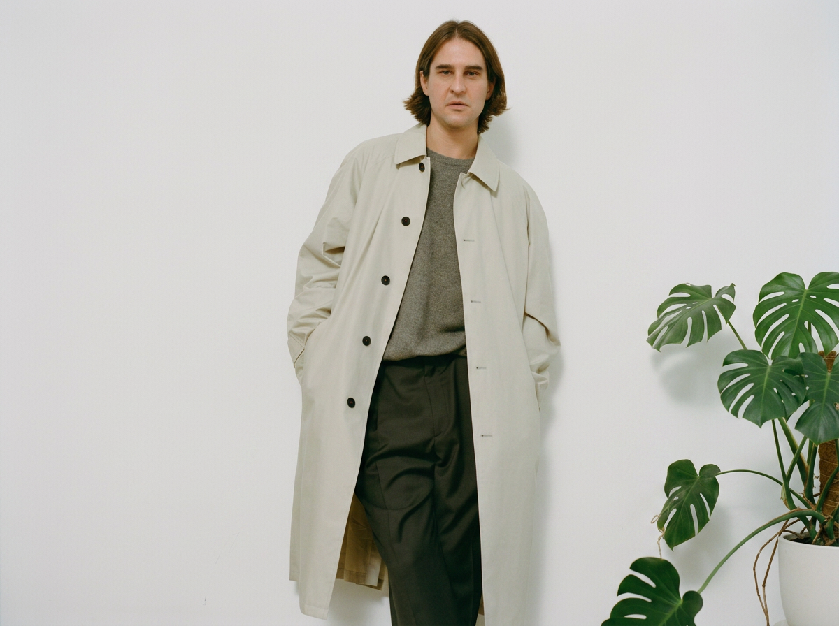 Italian Lightweight Rain Repellent Trench
