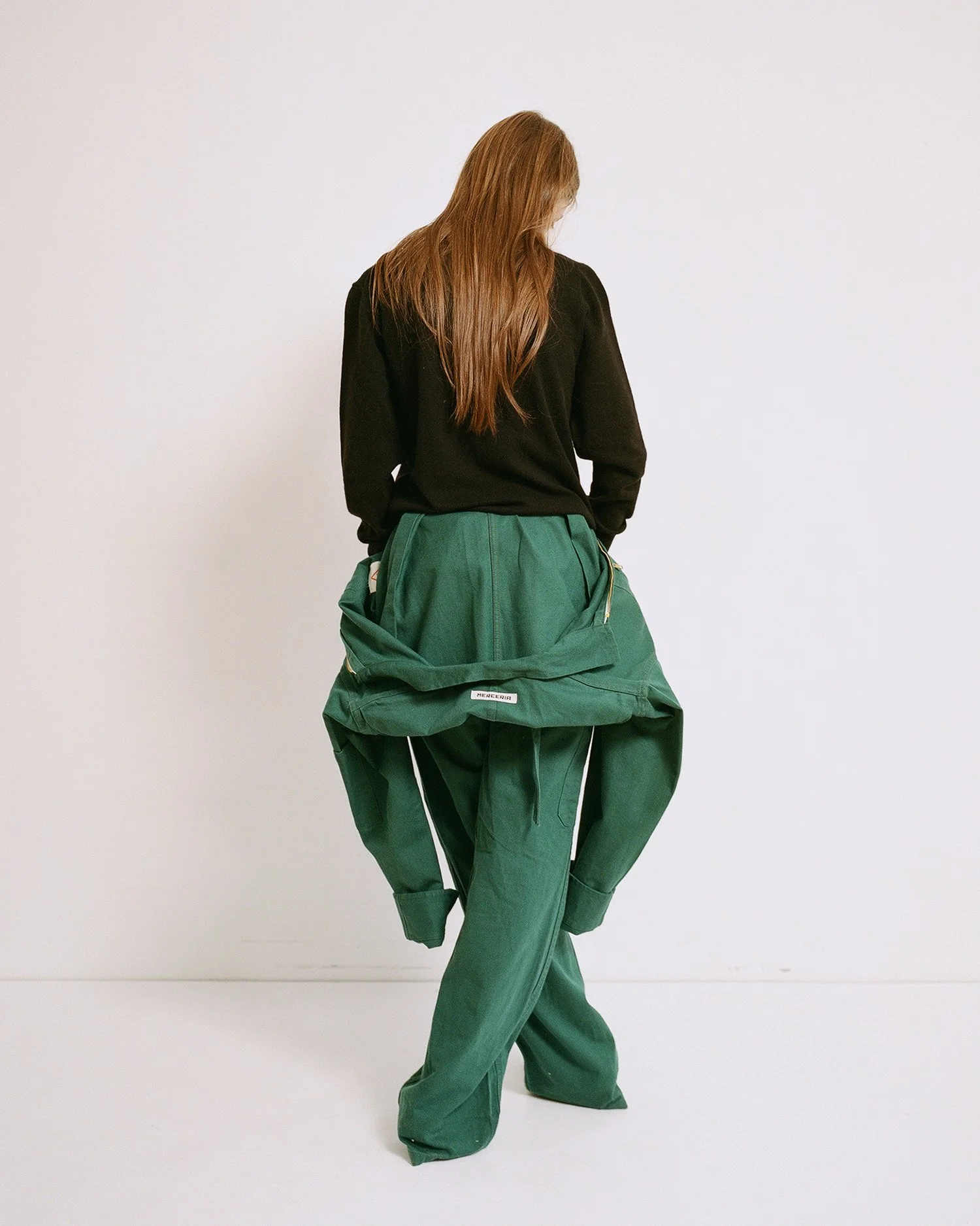 Vintage Bottle Green Workwear Overall XS/S Tall