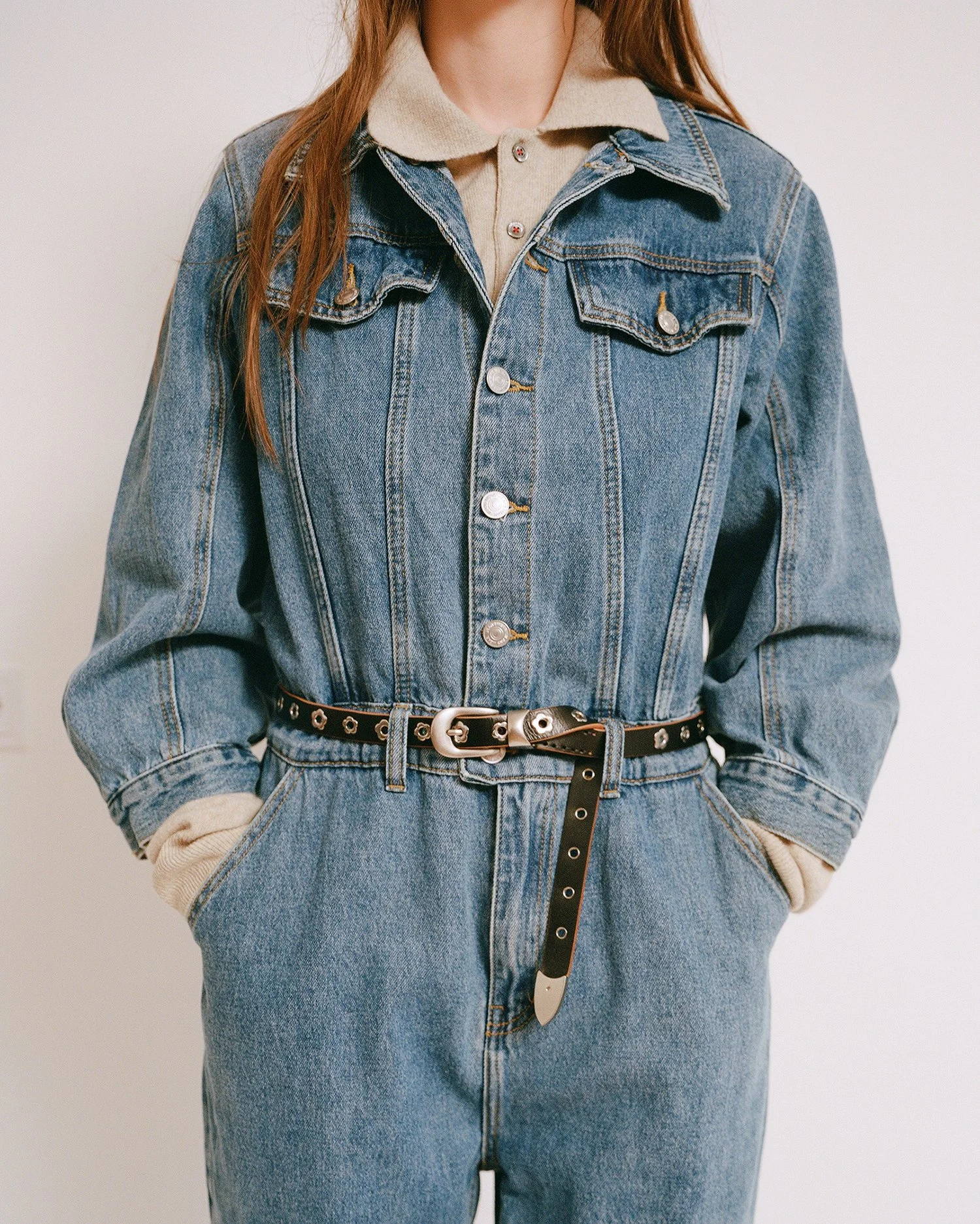 Vintage Delim Workwear Overall XS/M Tall (