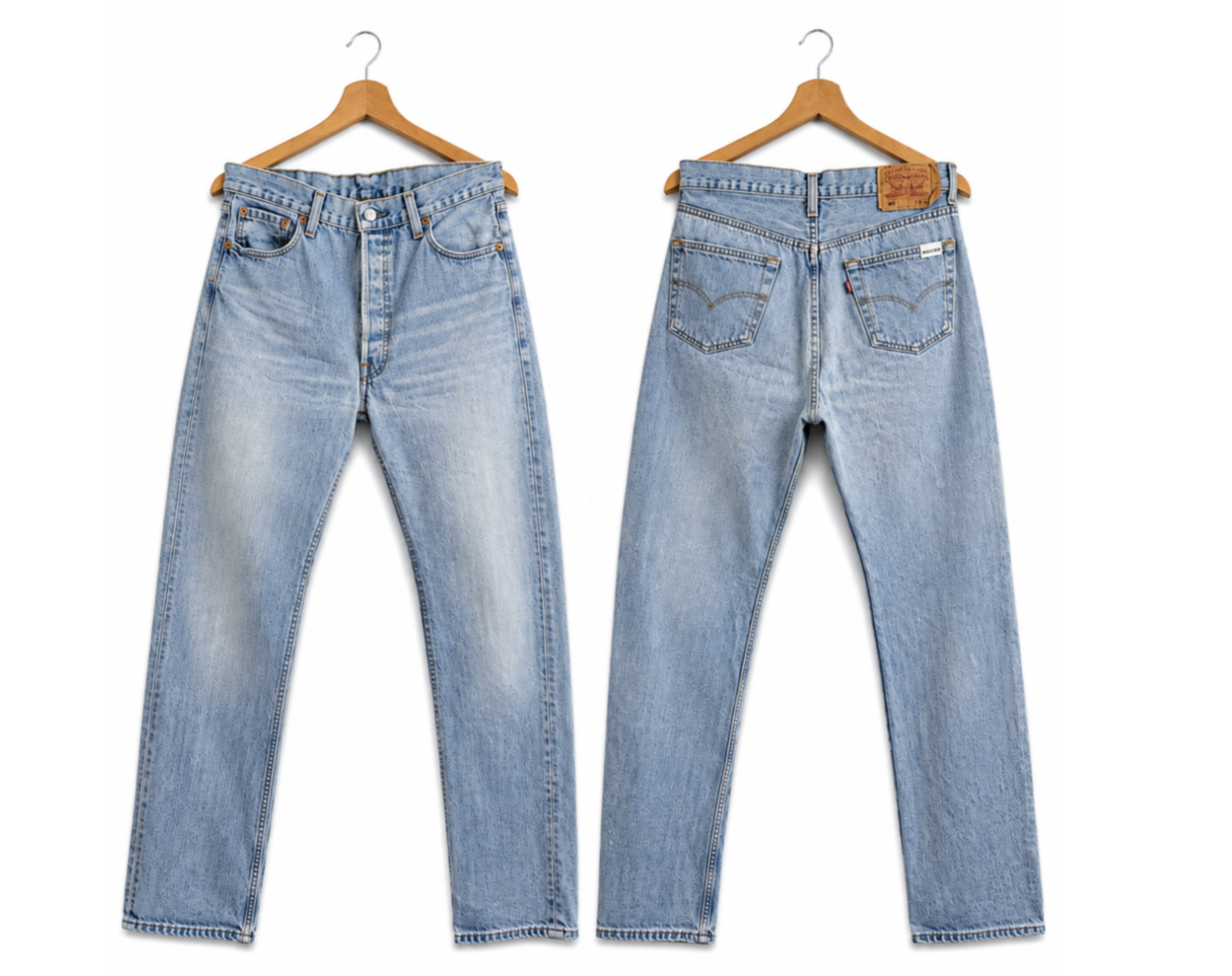 Vintage Levi's 501 Jeans - Light Blue -W36/L32 made in the EU