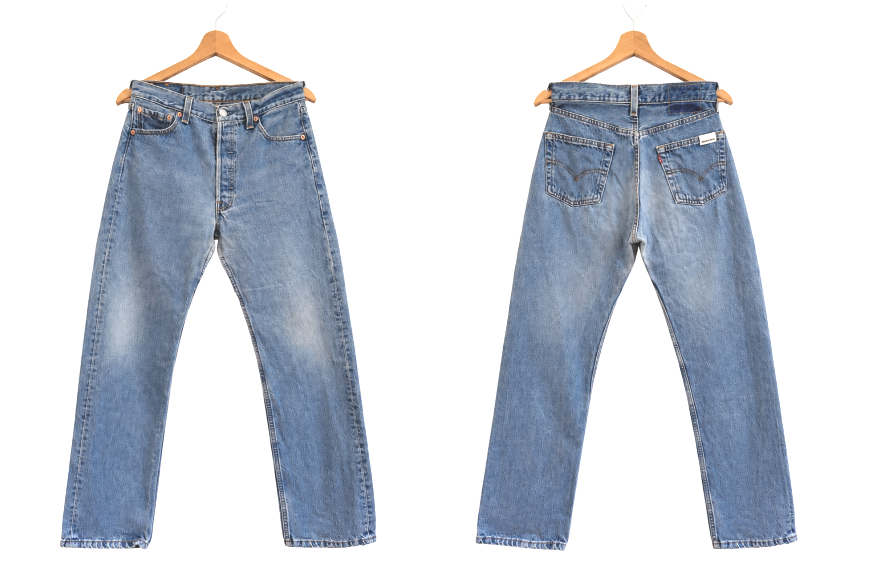 90s Vintage Levi's 501 Jeans - Light Blue w30/L30 made in USA