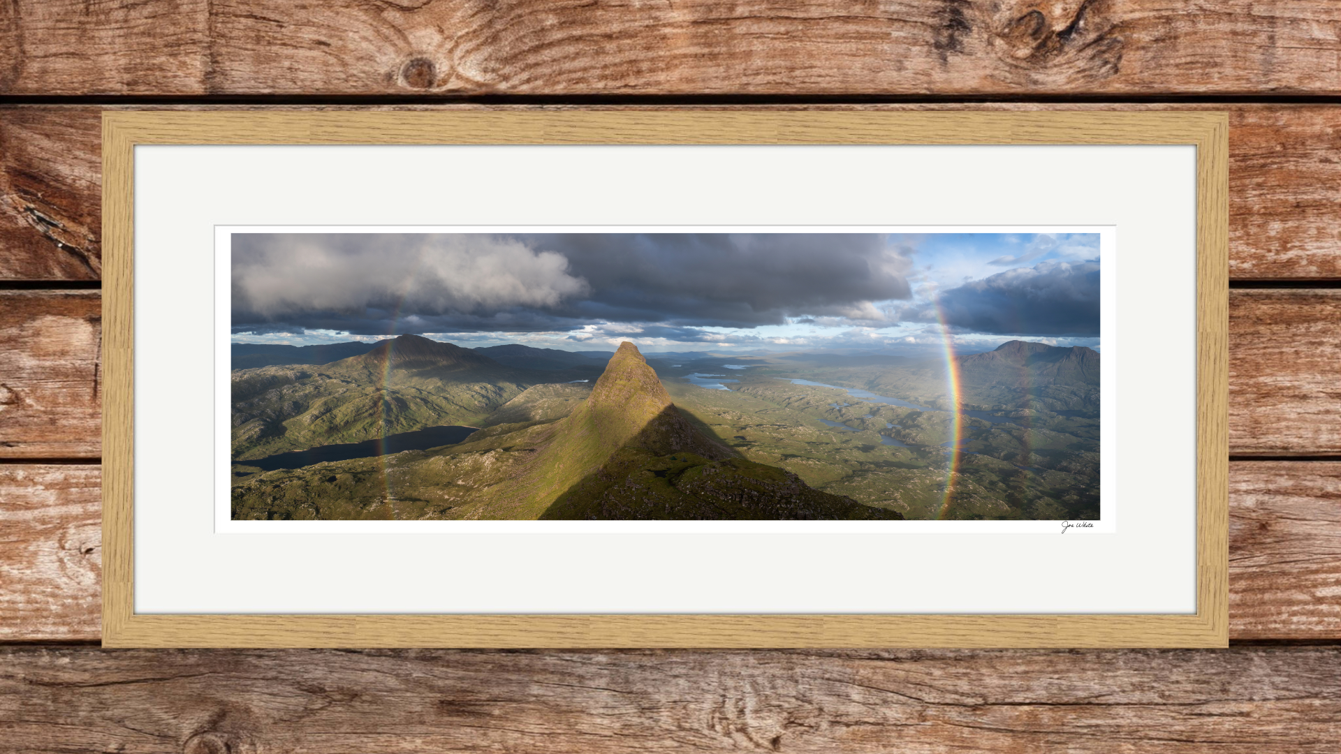 Rainbow over Suilven