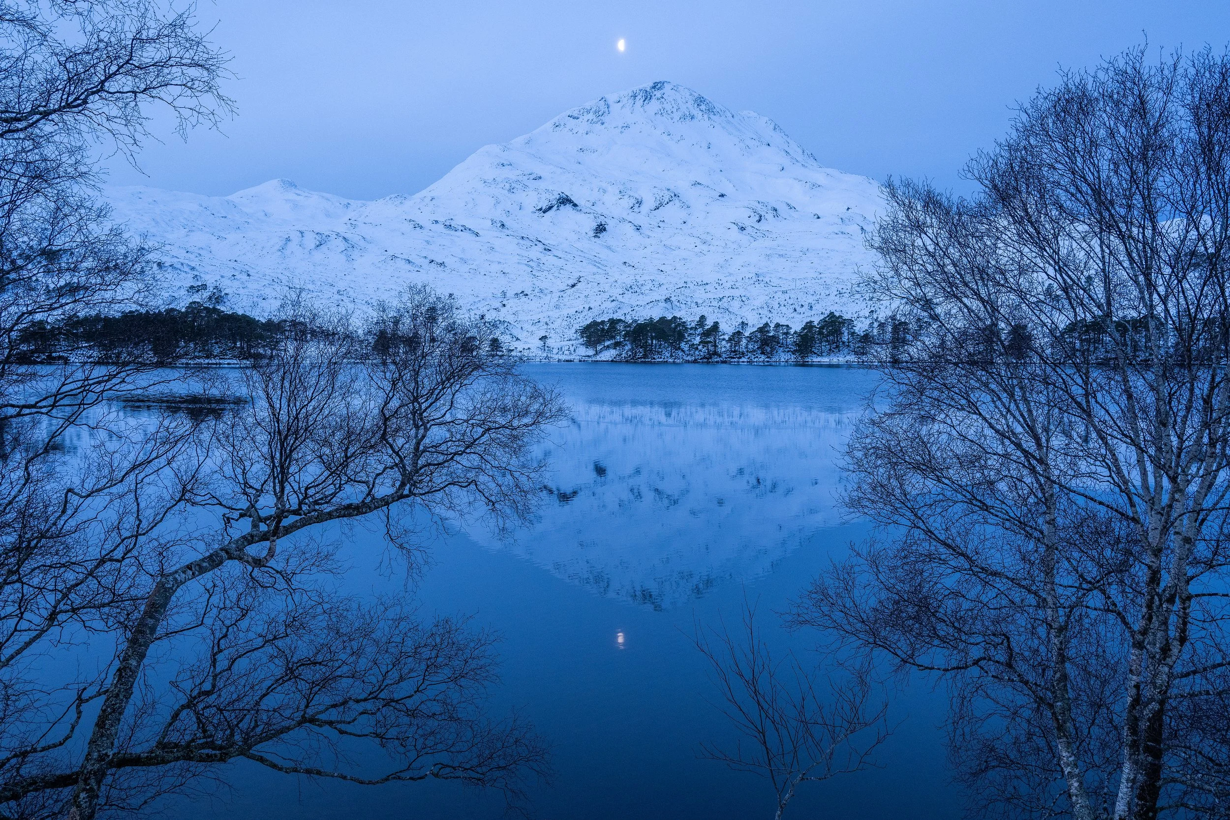 Print of the Month February 2026 - 'Moonset over Sgurr Dubh'