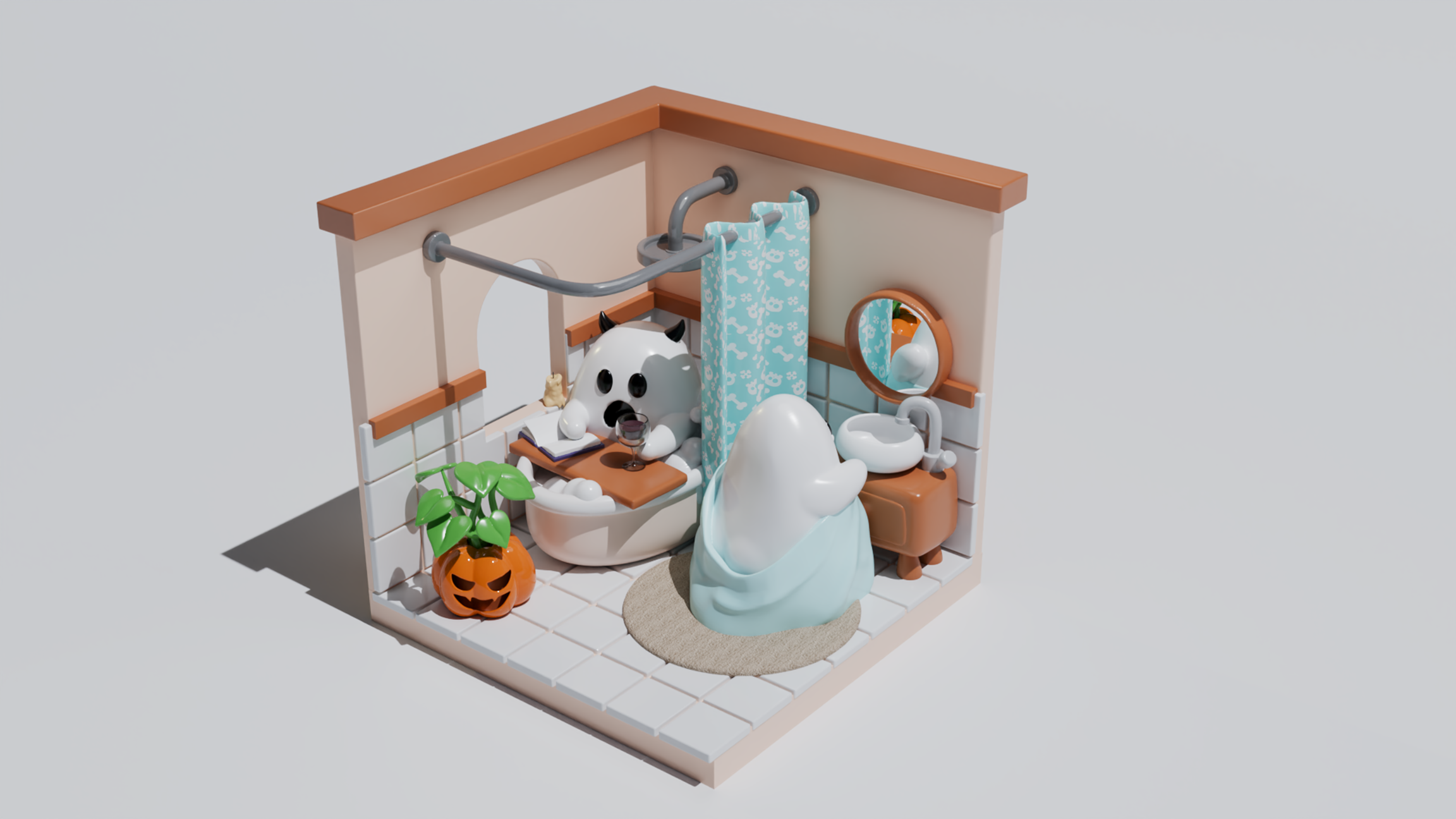 Week 02 - Spooky bath