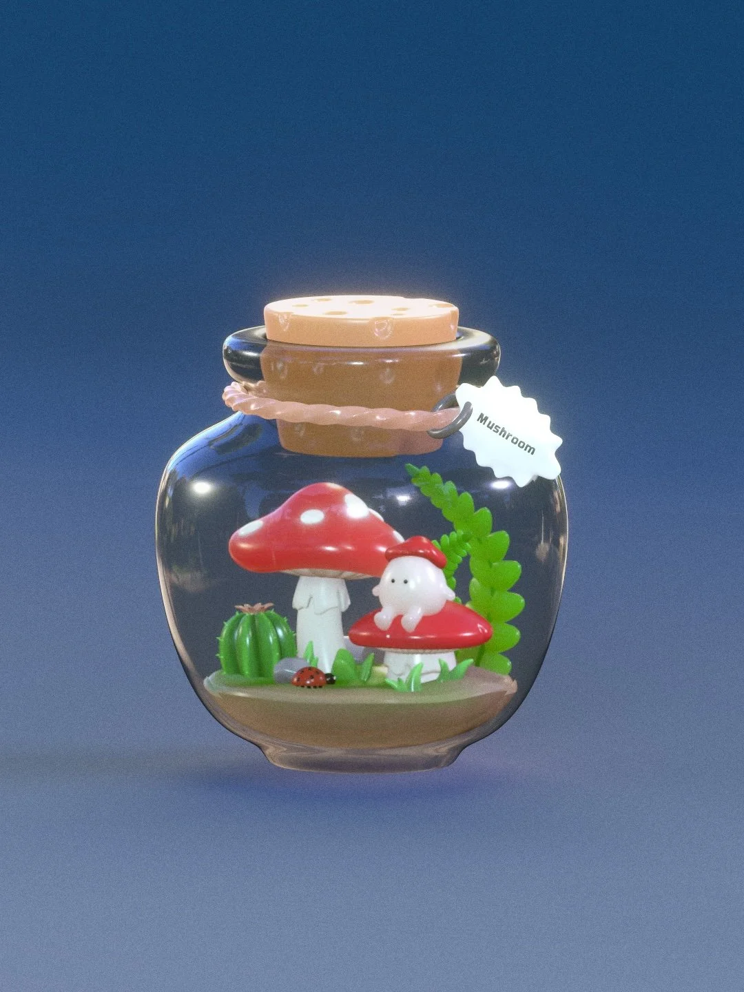 W17 - Mushroom Terrarium