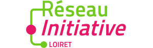 Texte coloré avec 'Réseau Initiative' en vert et rose, fond blanc.