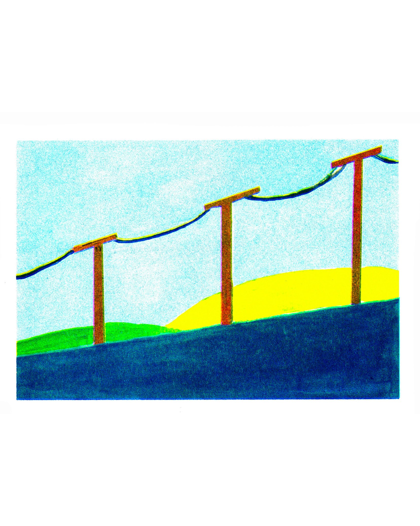 Poteau électrique