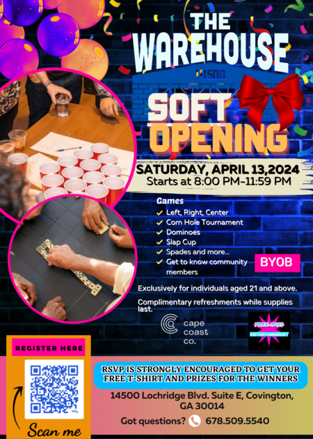 Soft Opening Game Night 