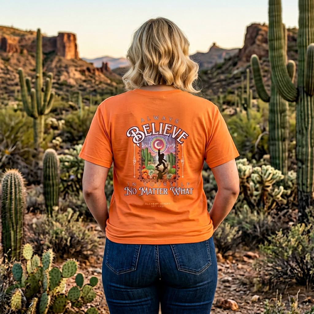 Always Believe Classic Version Unisex Garment-Dyed T-shirt - Inspirational Graphic Tee
