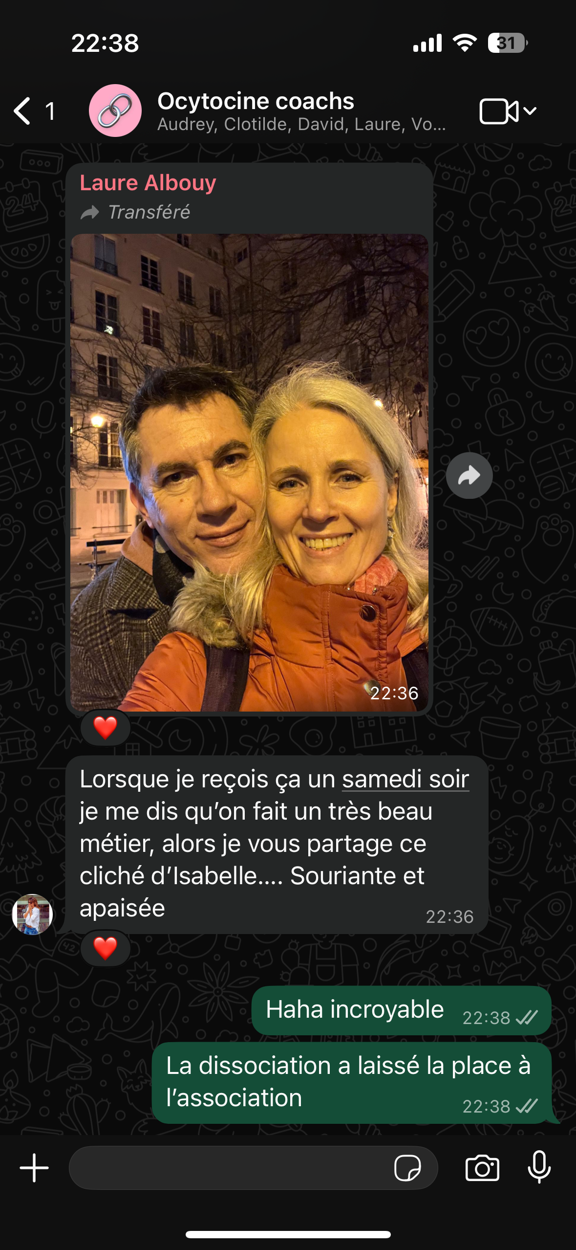 Témoignage Isabelle