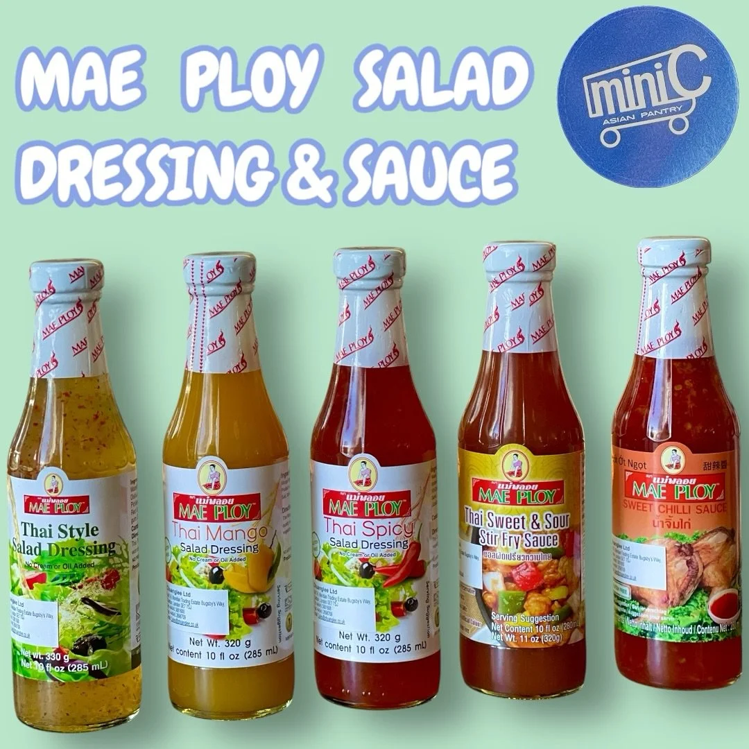 🥗✨ Spice up your meals with Mae Ploy!
From zesty Thai Style to sweet &amp; sour perfection, these dressings and sauces bring authentic Thai flavour to your kitchen! 🇹🇭🔥
#MaePloy #ThaiFlavours #MiniCAsianPantry #SaladGoals #AsianSauces #SpicyGoodn