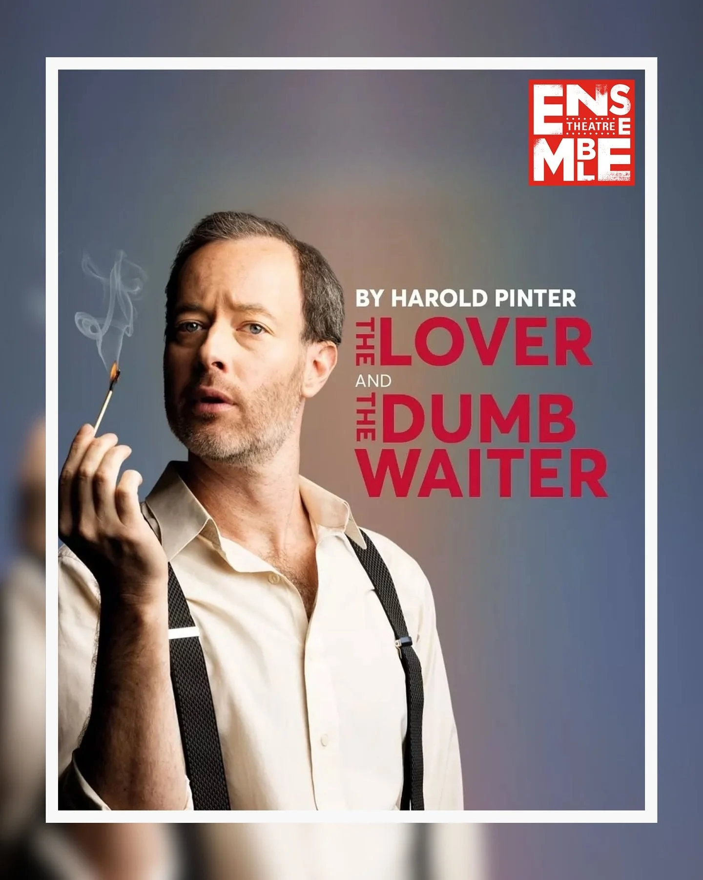 When two of Australia&rsquo;s cleverest and funniest actors, @thenicoledasilva and @isgareth join forces, it&rsquo;s a ridiculous treat. 💙

Harold Pinter&rsquo;s THE LOVER and THE DUMB WAITER. This is a darkly funny double bill by one of the world&r