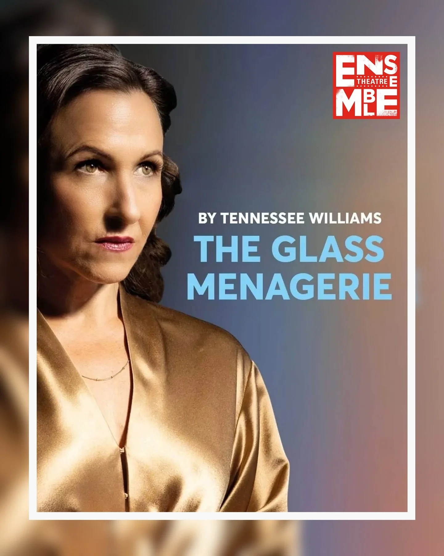 THE GLASS MENAGERIE by Tennessee Williams 

Such a treat to work with Director Liesel Badorrek (@ms.badnass) for the first time. Bridie McKim (@bridiemckim) and Tom Rodgers (@tomrodgersss) were a delight to collaborate with on this classic and iconic